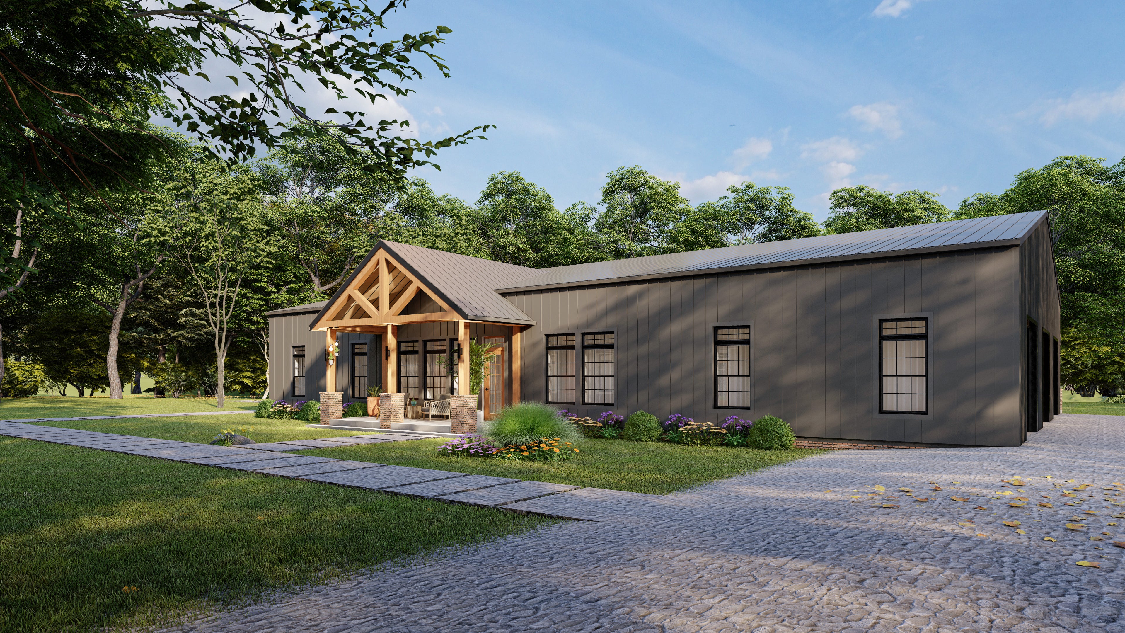 AK-4001 Ironwood Barndominium House Plan - Image 5