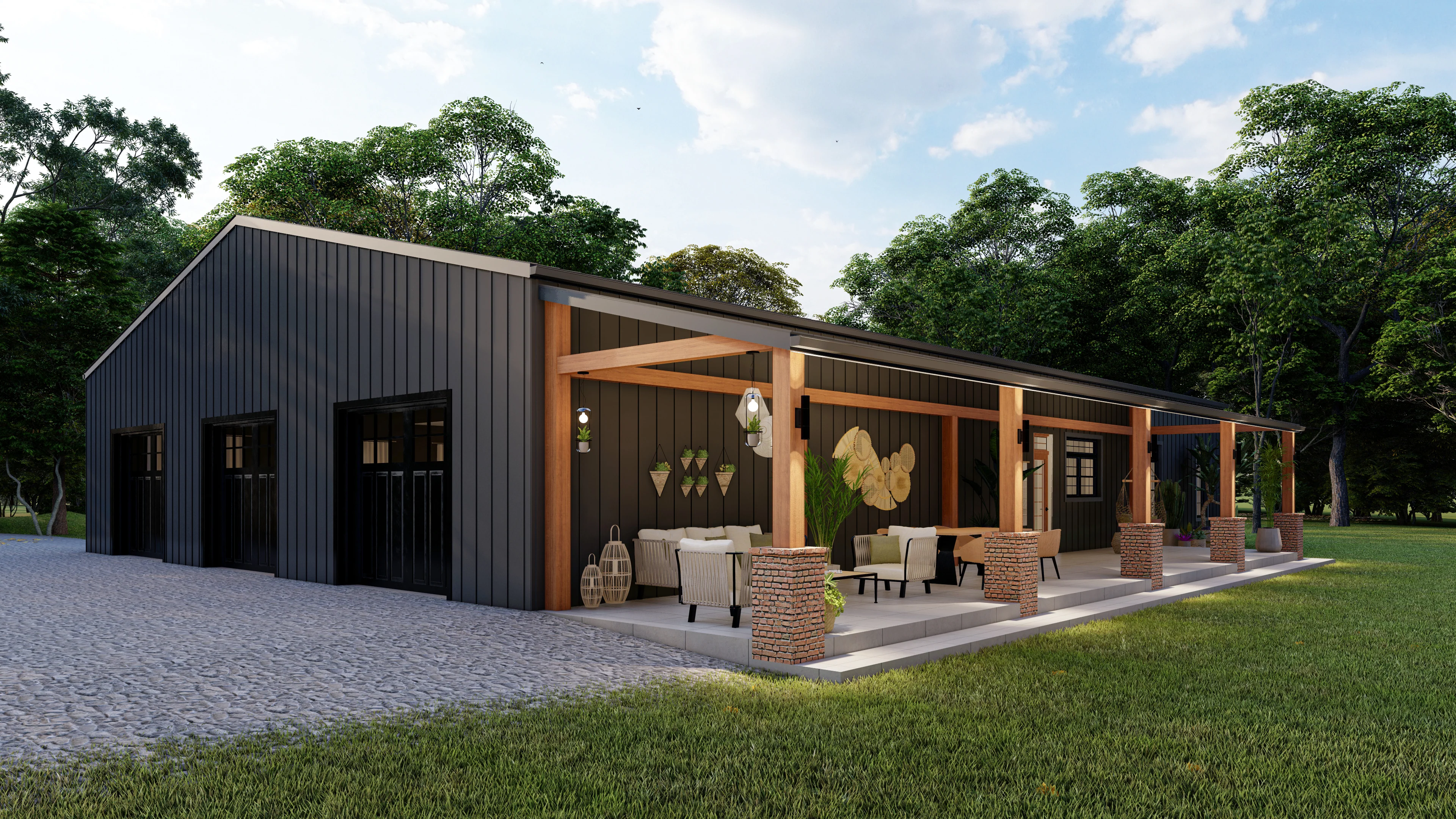 AK-4001 Ironwood Barndominium House Plan - Image 6