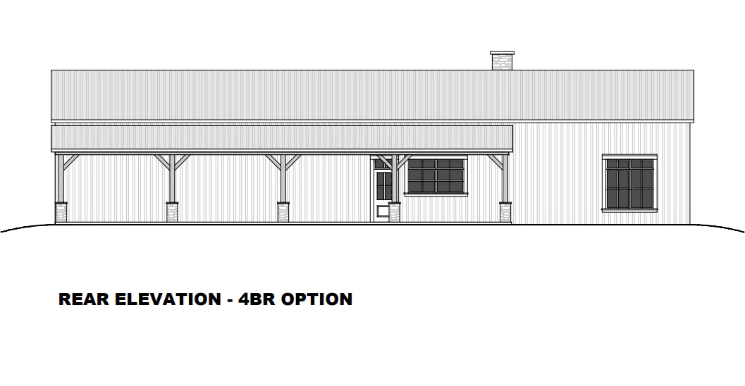 AK-4002 Baron Barndominium House Plan - Image 14