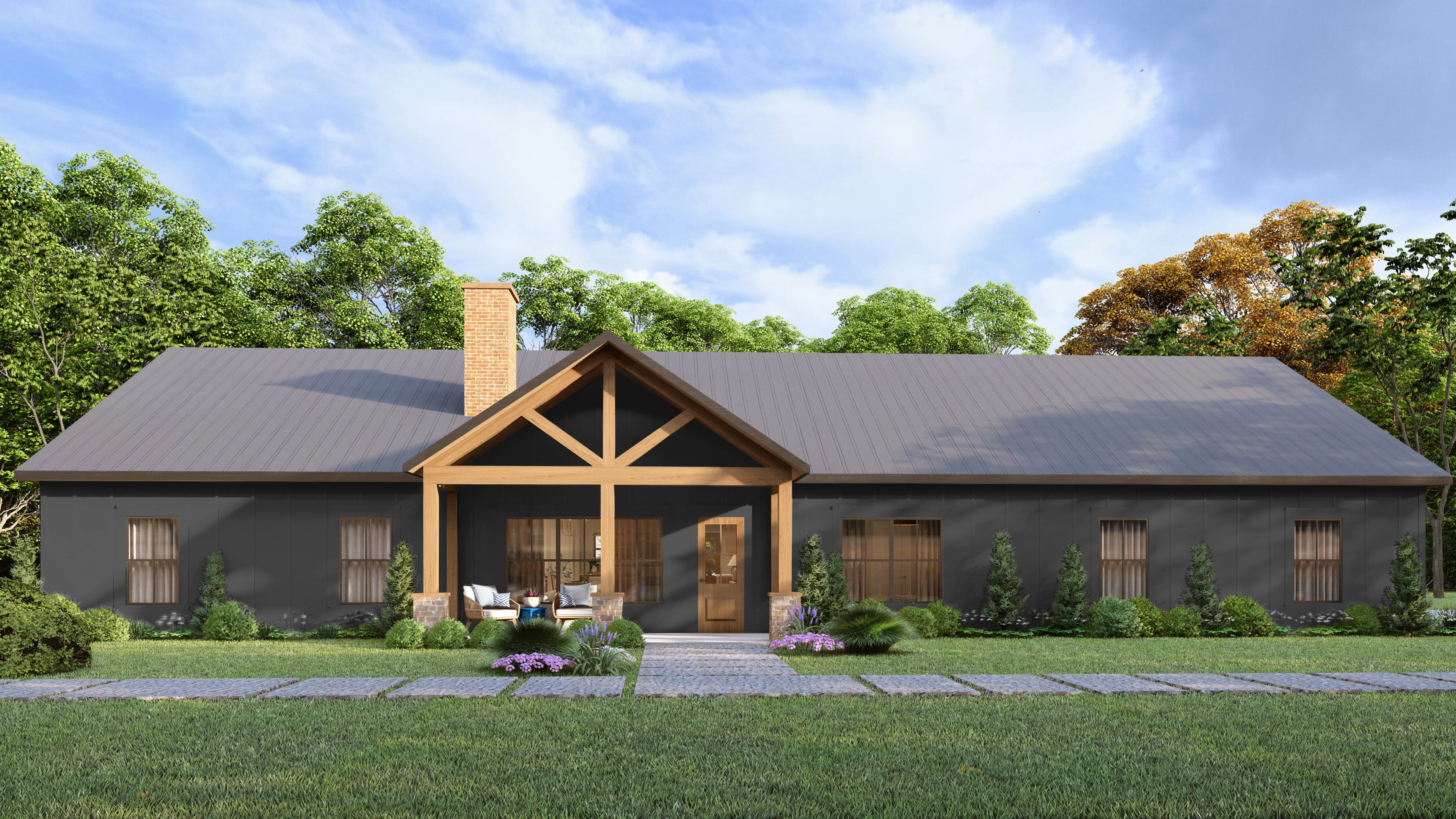 AK-4003 Stonebrook Barndominium House Plan - Image 4