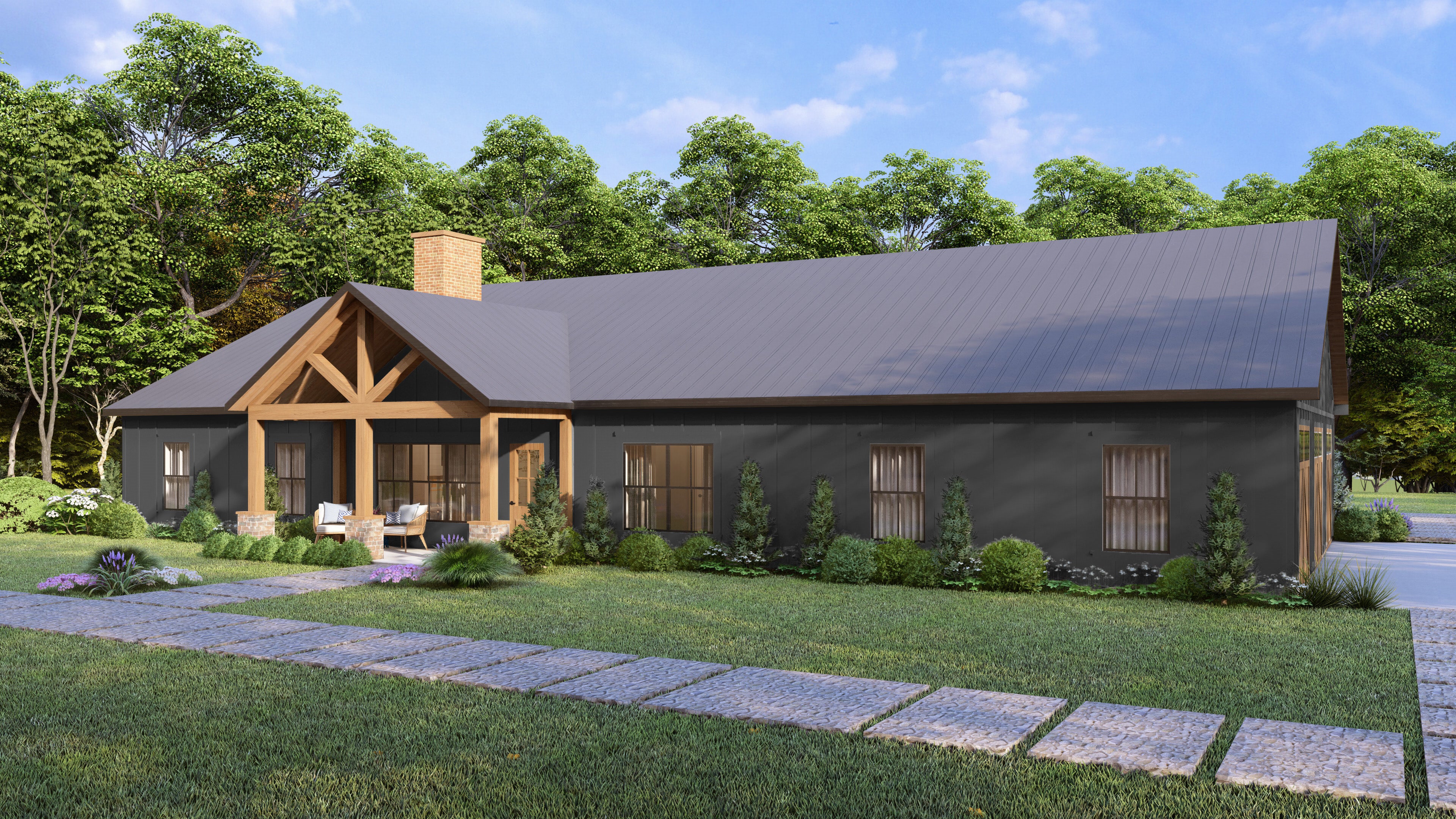 AK-4003 Stonebrook Barndominium House Plan - Image 5