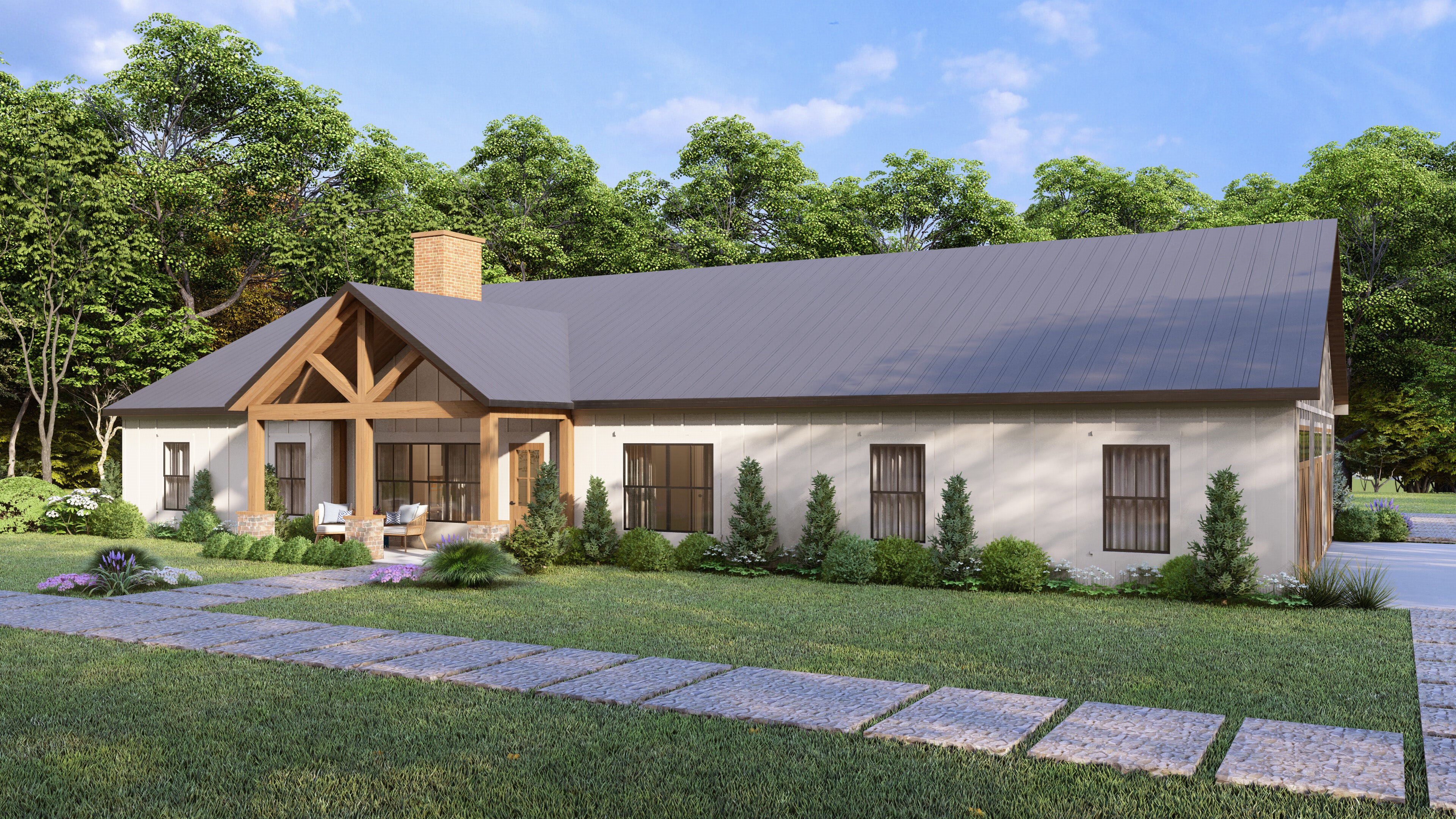 AK-4004 Harrington Barndominium House Plan - Image 4