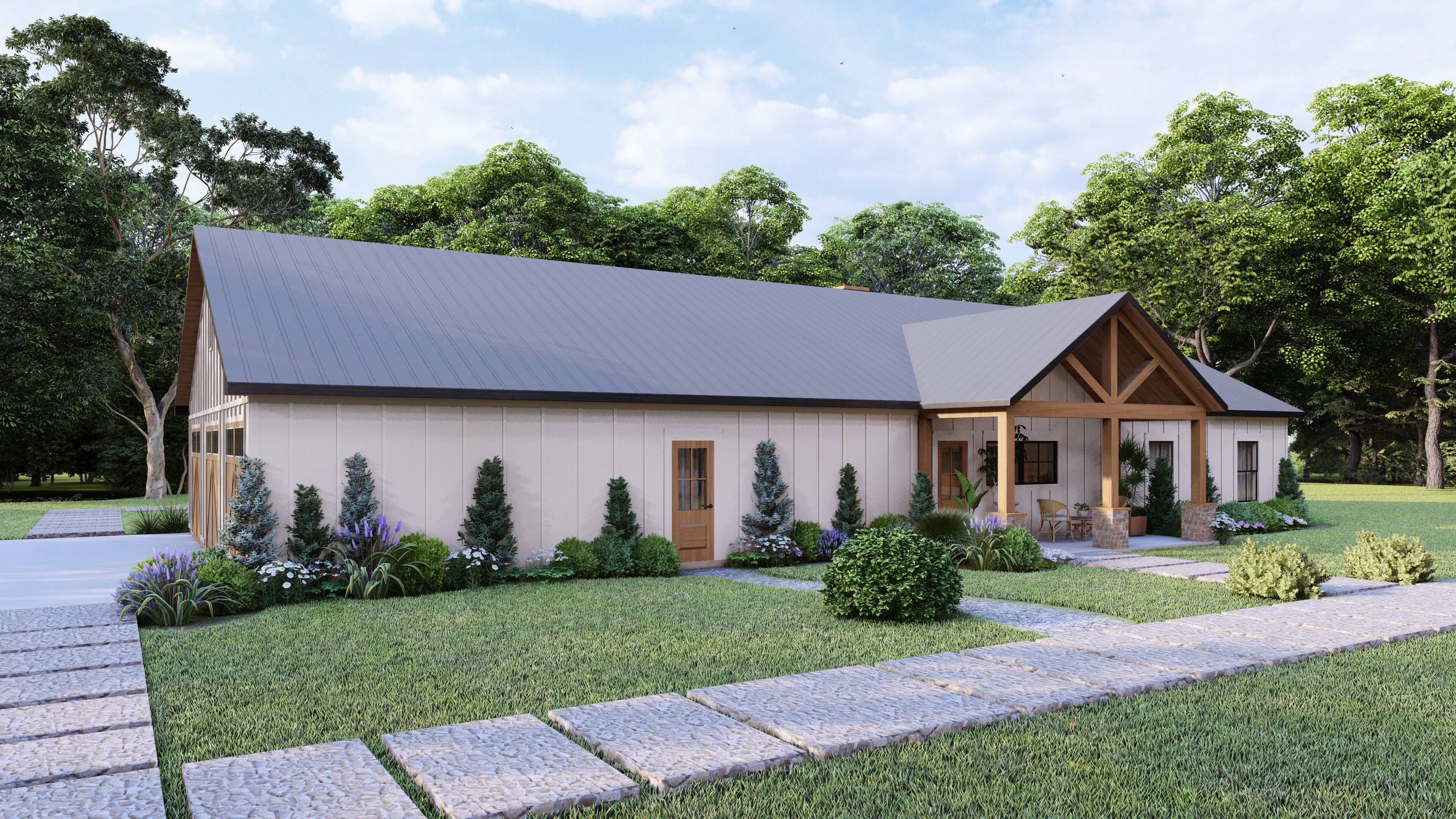 AK-4004 Harrington Barndominium House Plan - Image 6