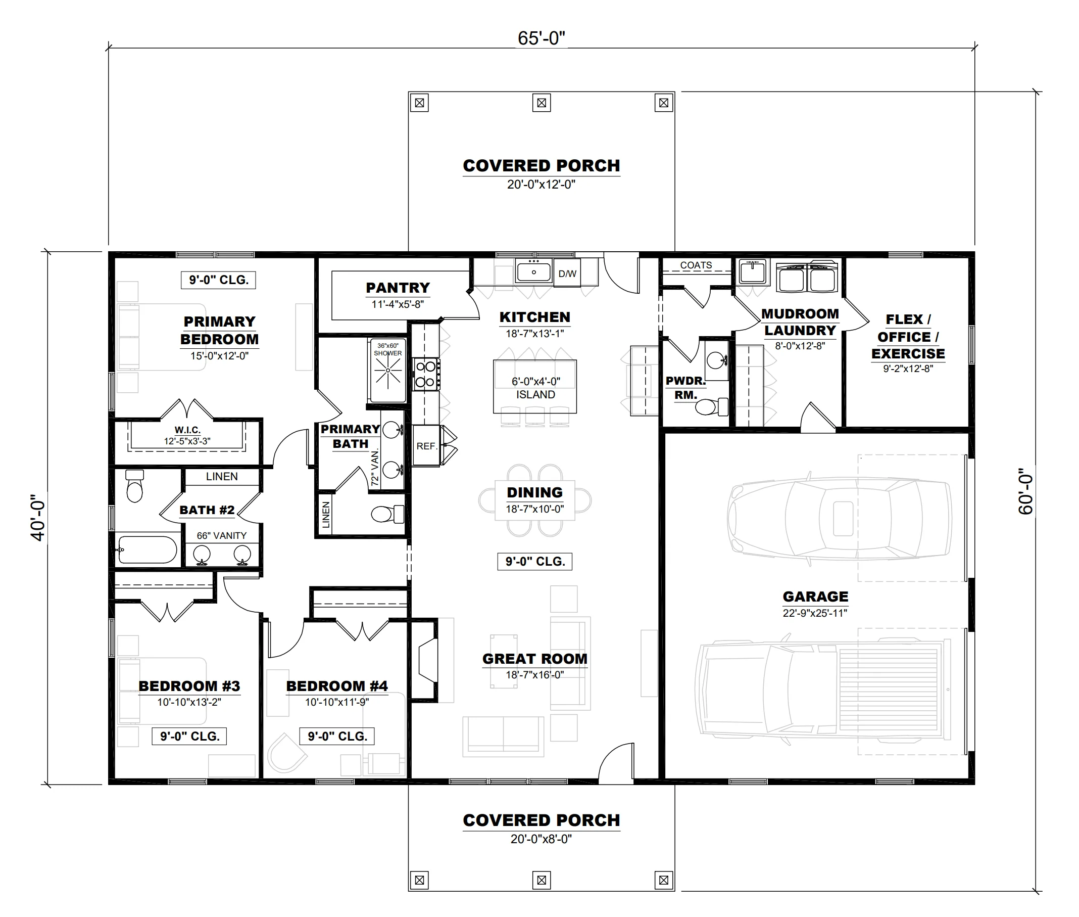 AK-4005 Ashford Barndominium House Plan - Image 10