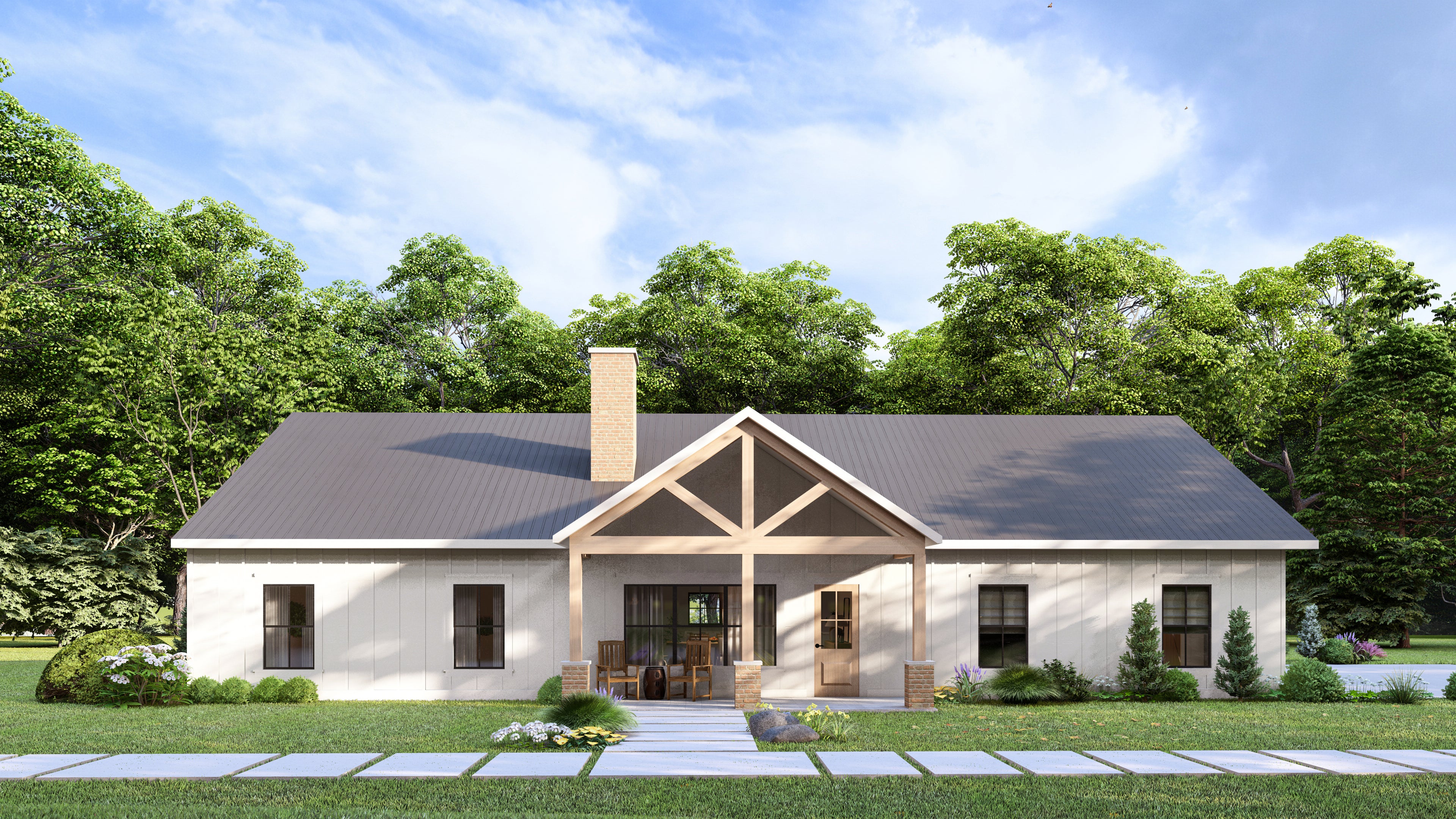 AK-4005 Ashford Barndominium House Plan - Image 4