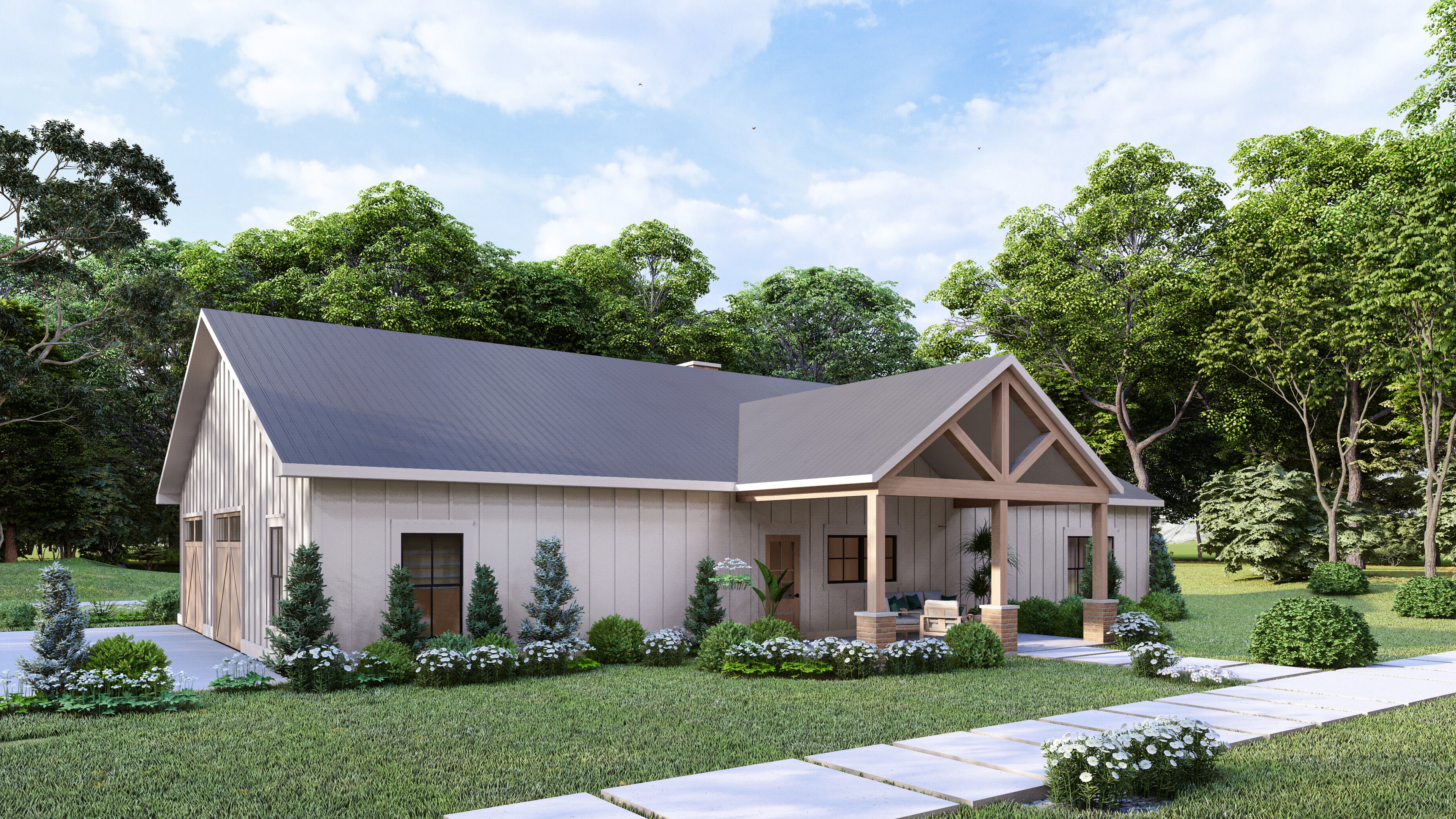 AK-4005 Ashford Barndominium House Plan - Image 5