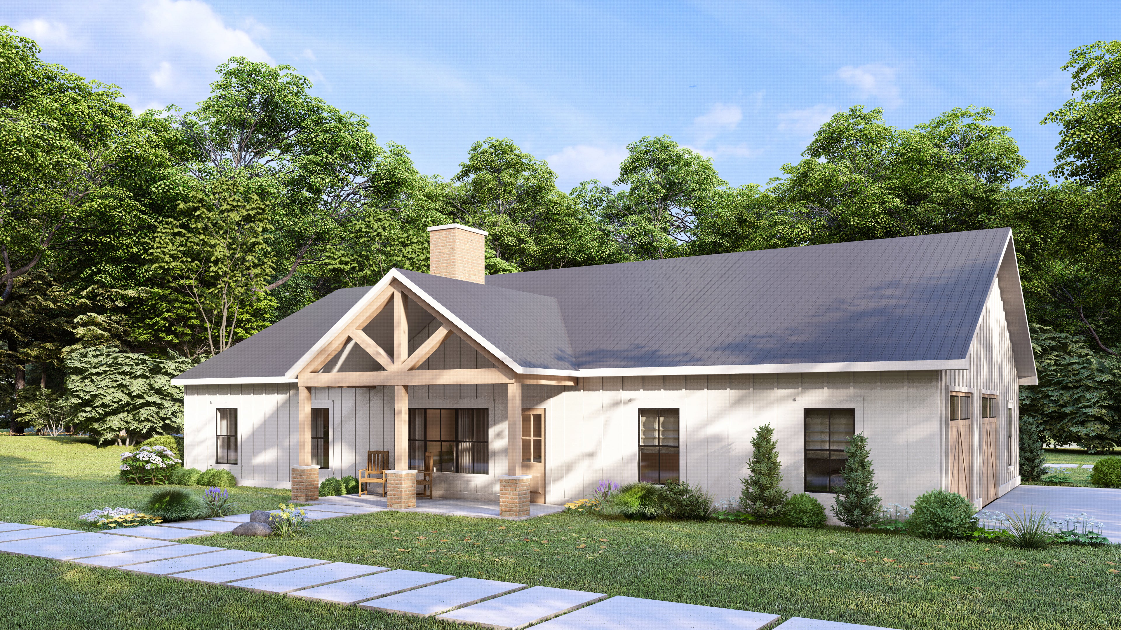 AK-4005 Ashford Barndominium House Plan - Image 6