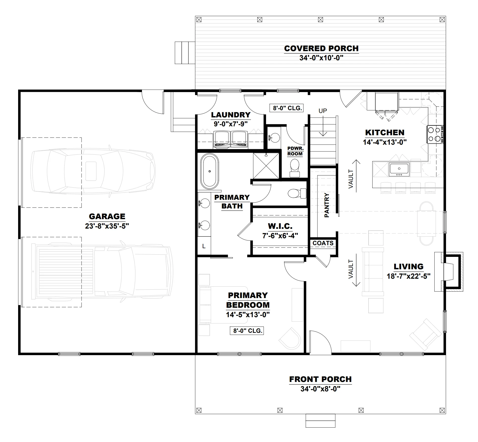 AK-4006-B Langford Barndominium House Plan - Image 12