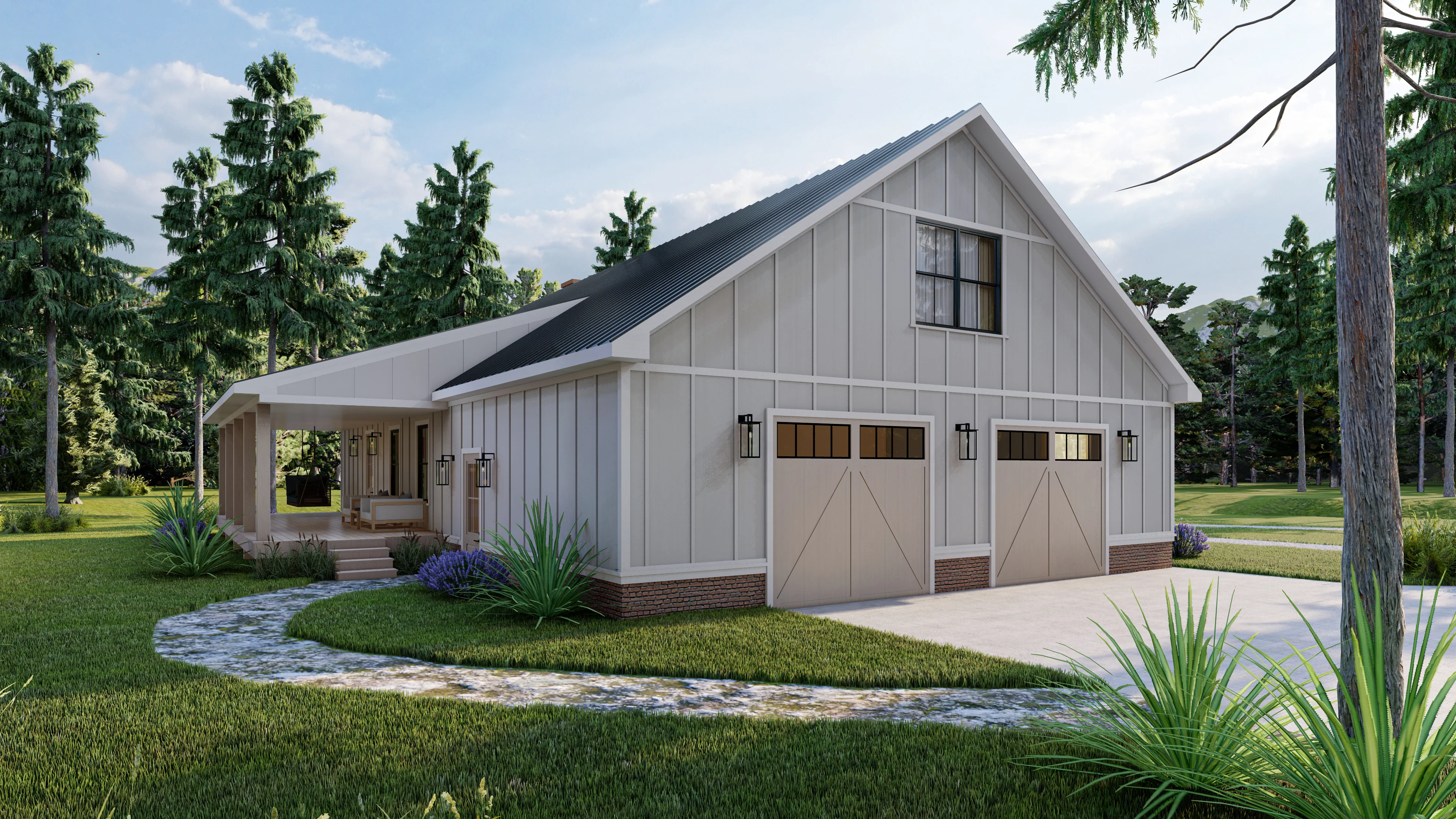 AK-4006-B Langford Barndominium House Plan - Image 6