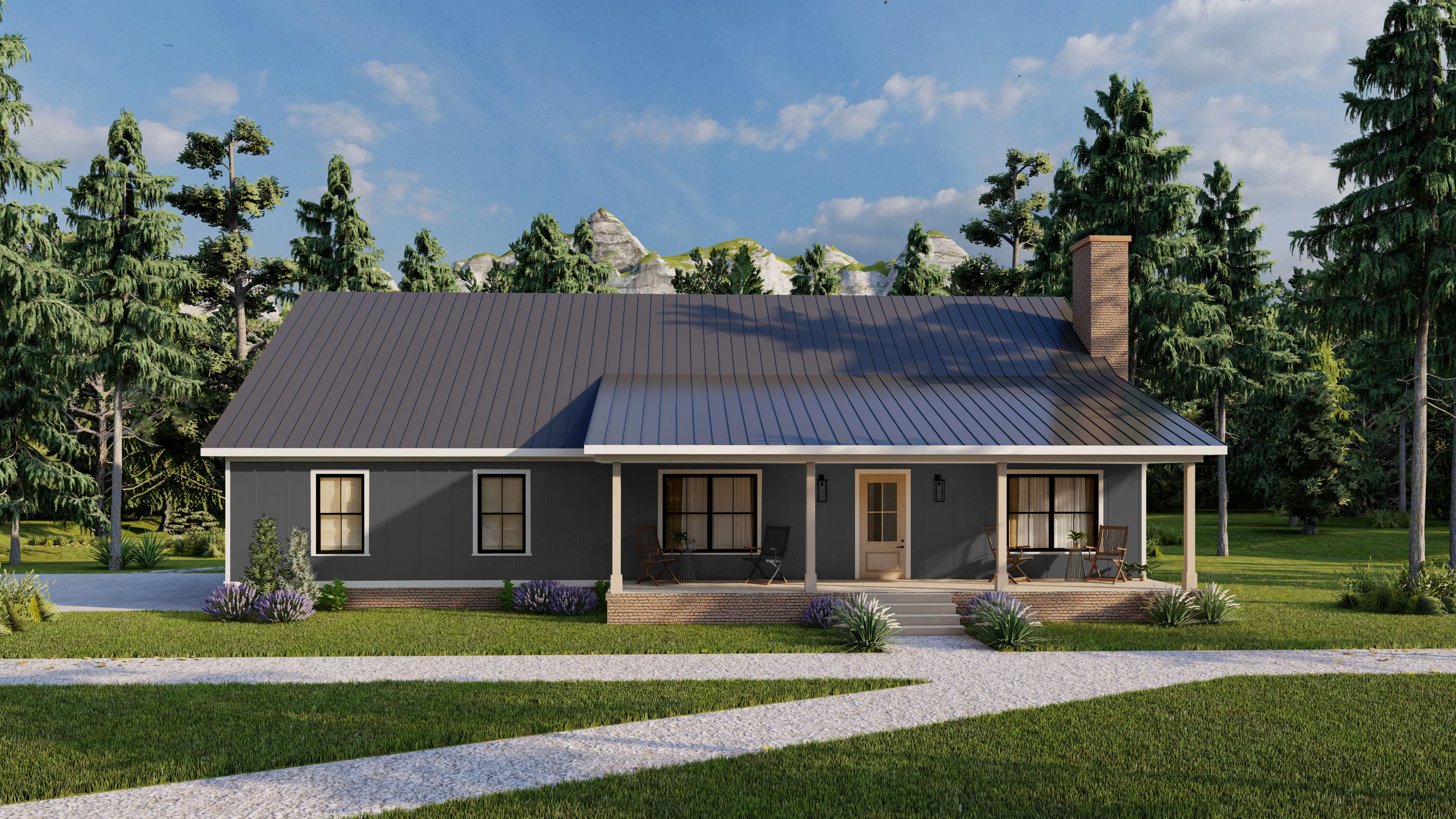 AK-4006-C Eldermere Barndominium House Plan - Image 4