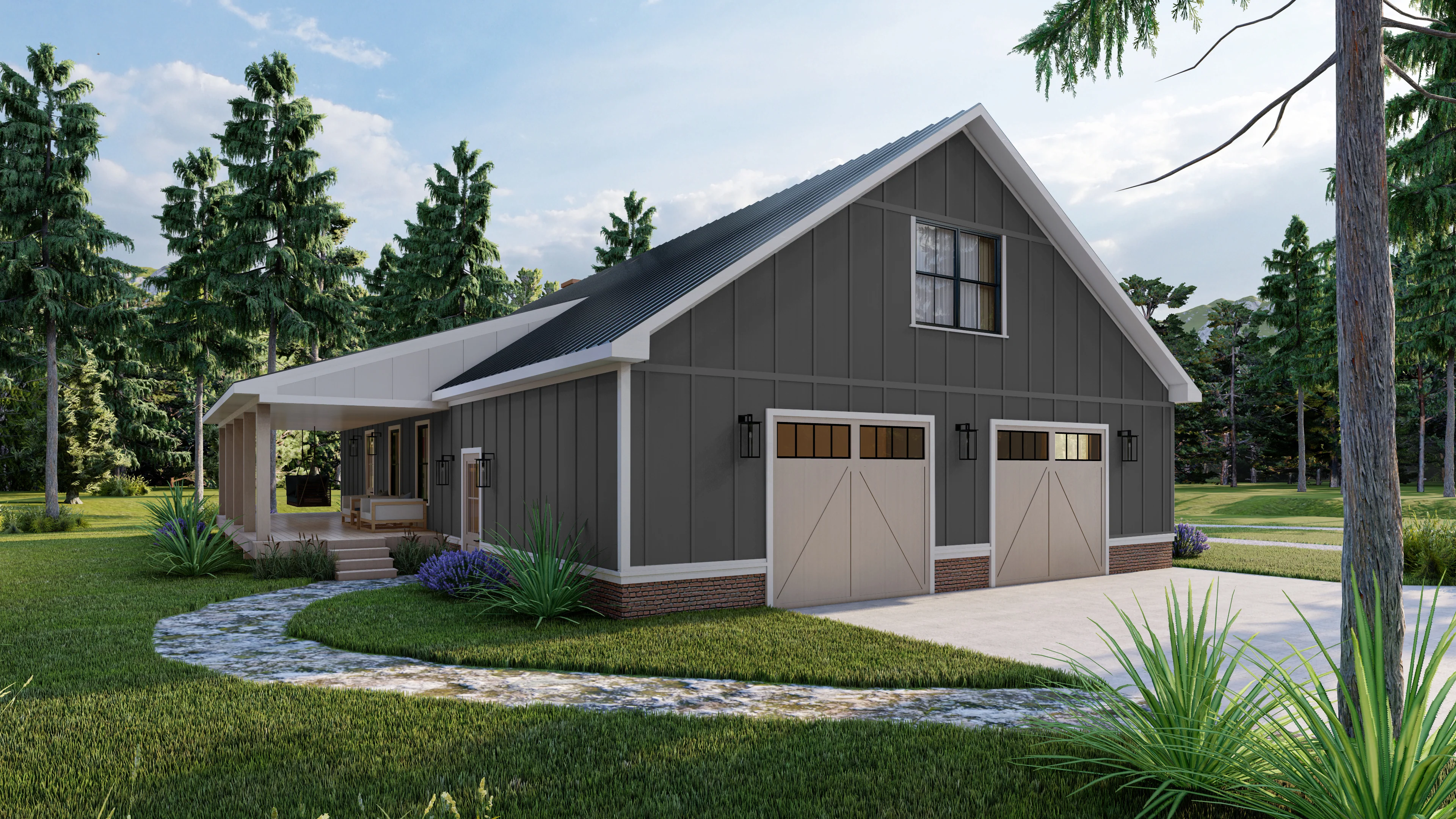 AK-4006-C Eldermere Barndominium House Plan - Image 6