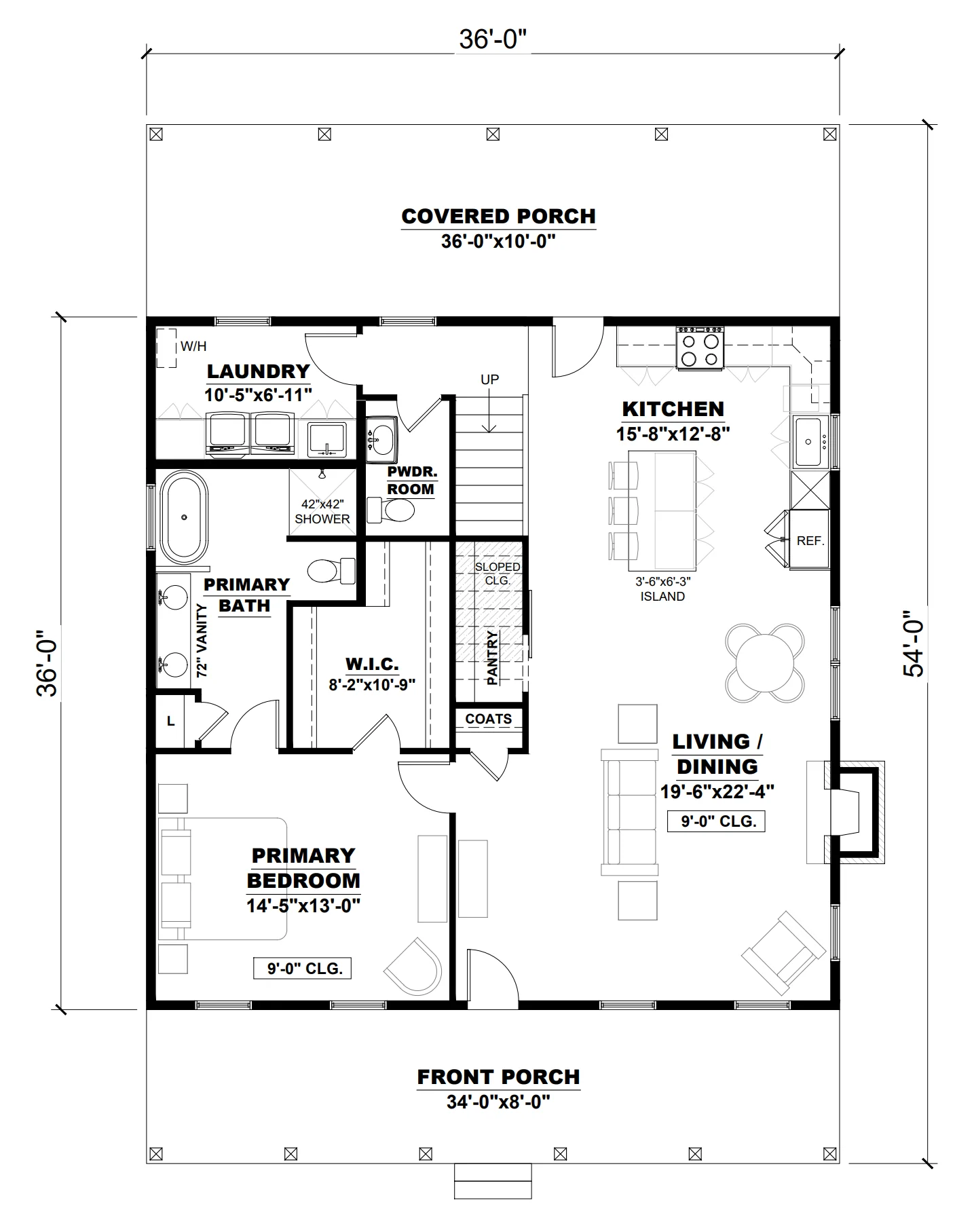 AK-4007-B Clarion Barndominium House Plan - Image 10