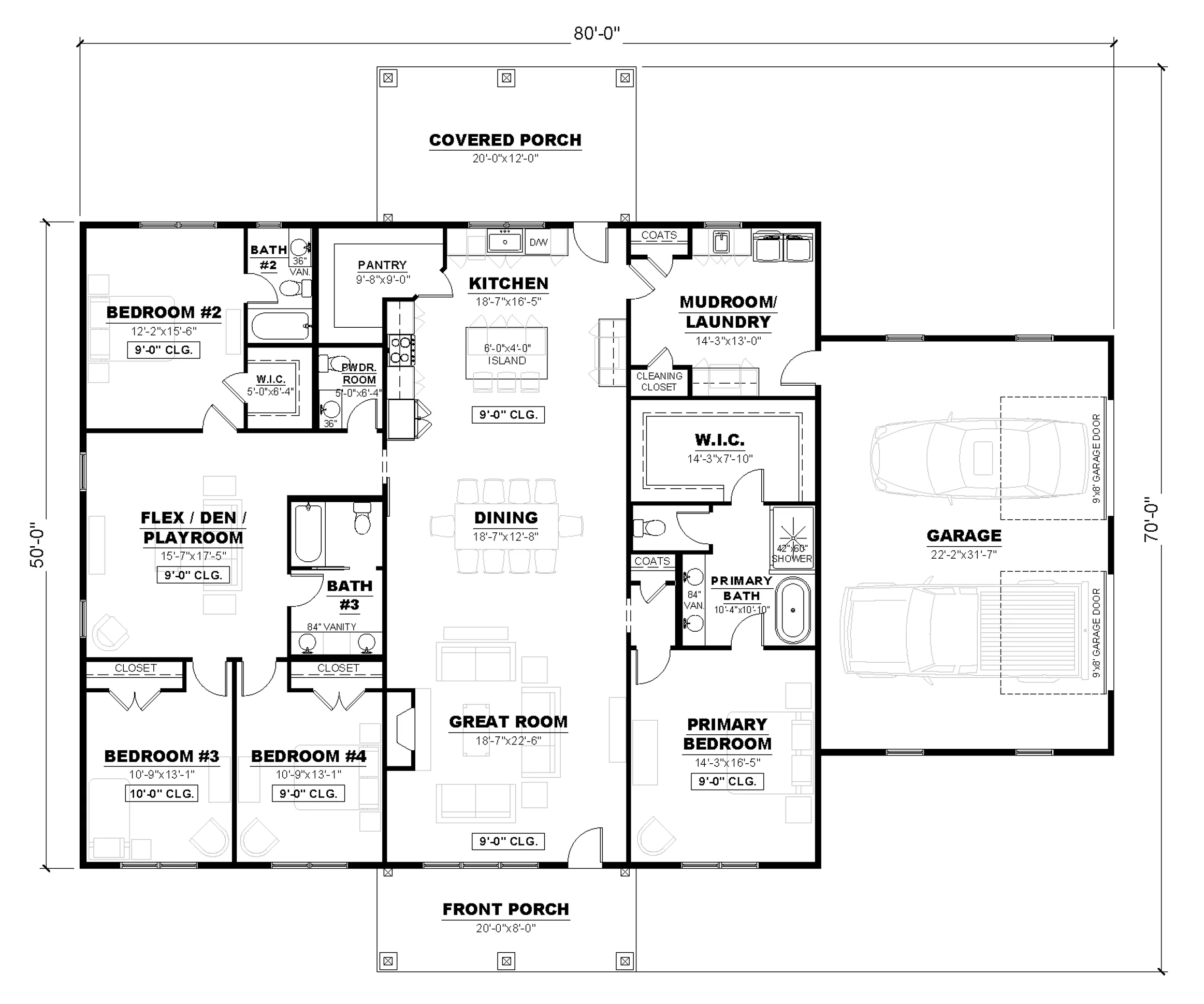 AK-4010-B Doris Barndominium House Plan - Image 10
