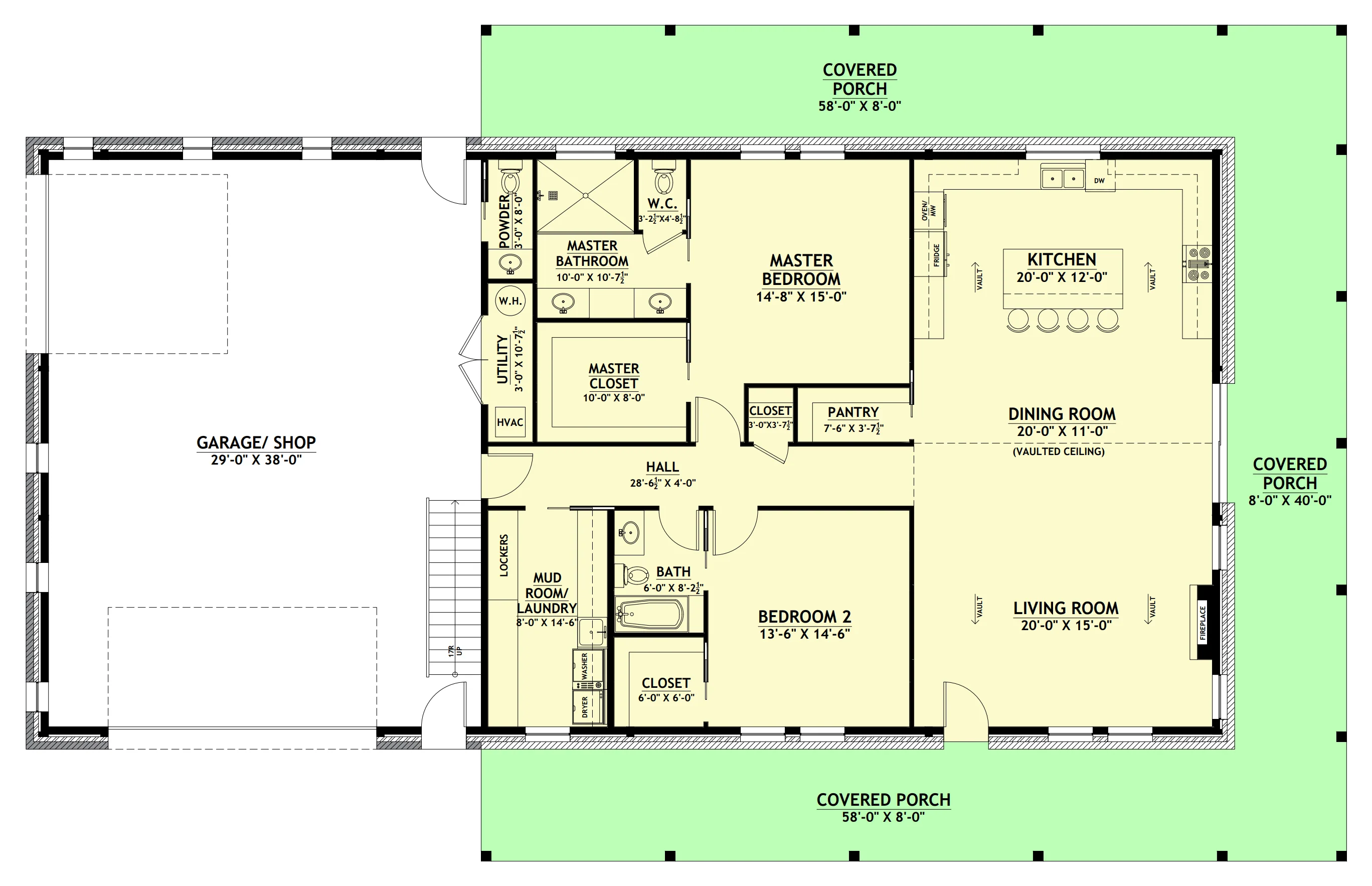 AP-20003 Cody Barndominium House Plan - Image 28