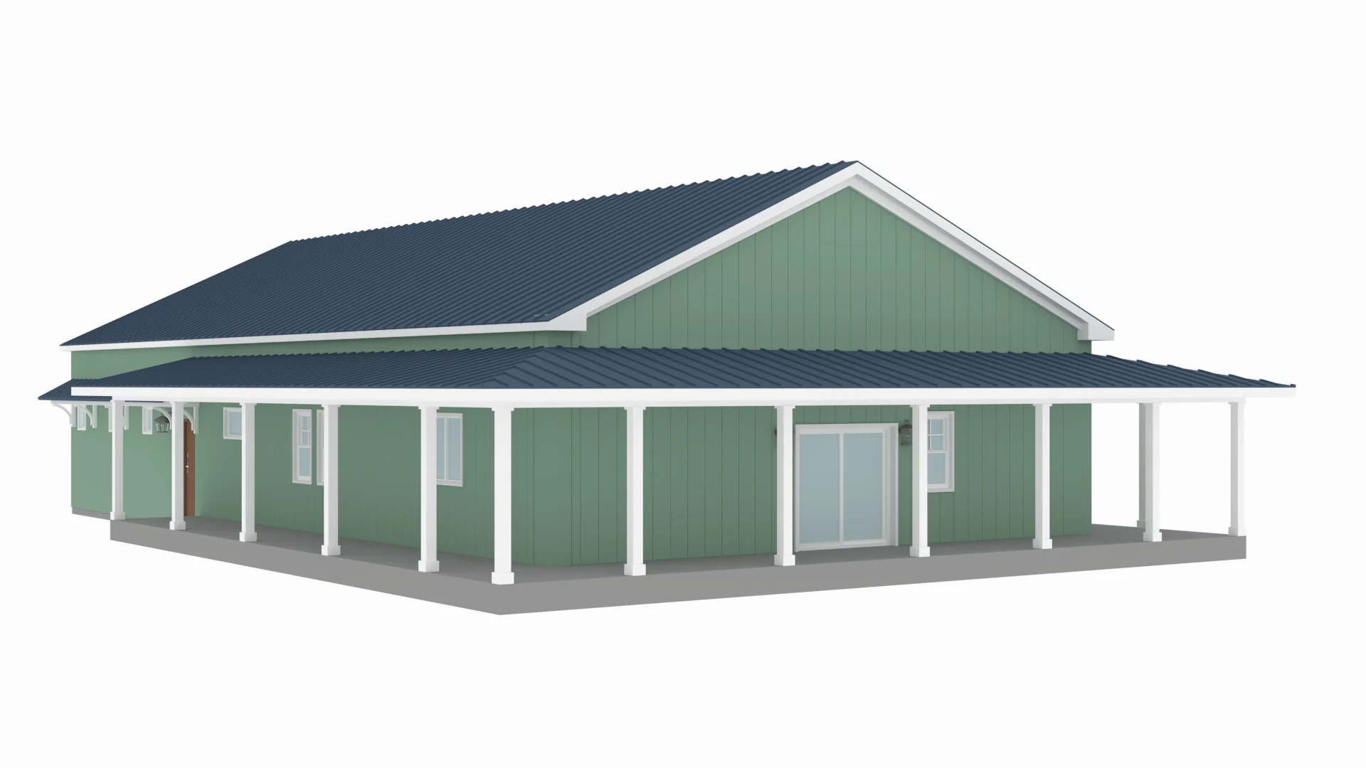AP-20003-FB Franklin Barndominium House Plan - Image 10