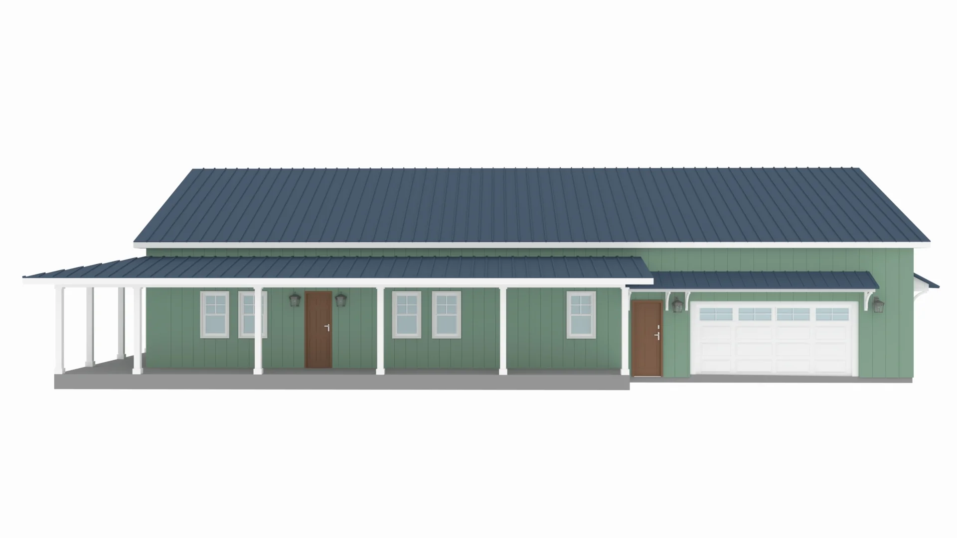 AP-20003-FB Franklin Barndominium House Plan - Image 7