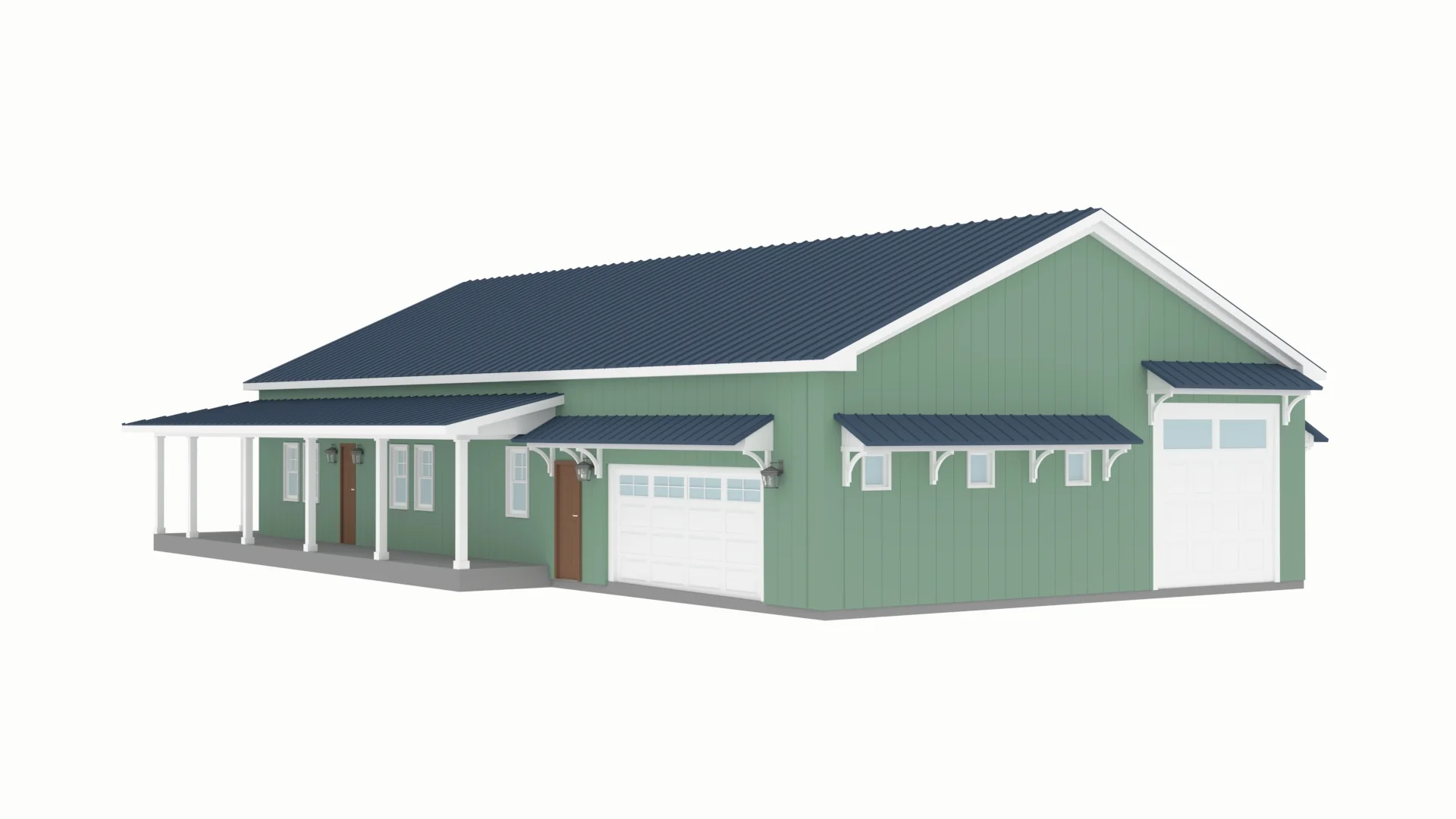 AP-20003-FB Franklin Barndominium House Plan - Image 8