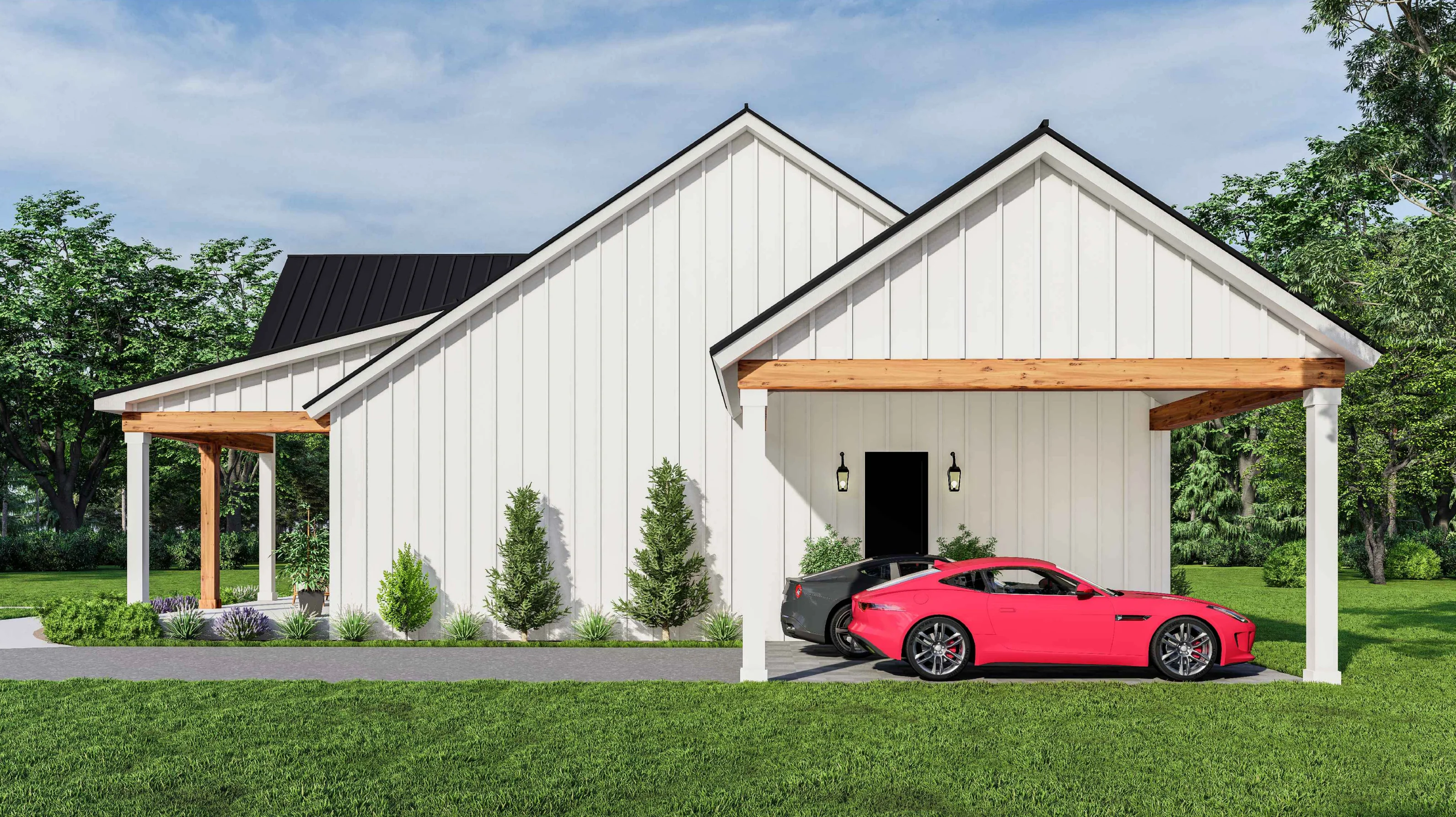 BCO-40001-C Candace Barndominium House Plan - Image 6
