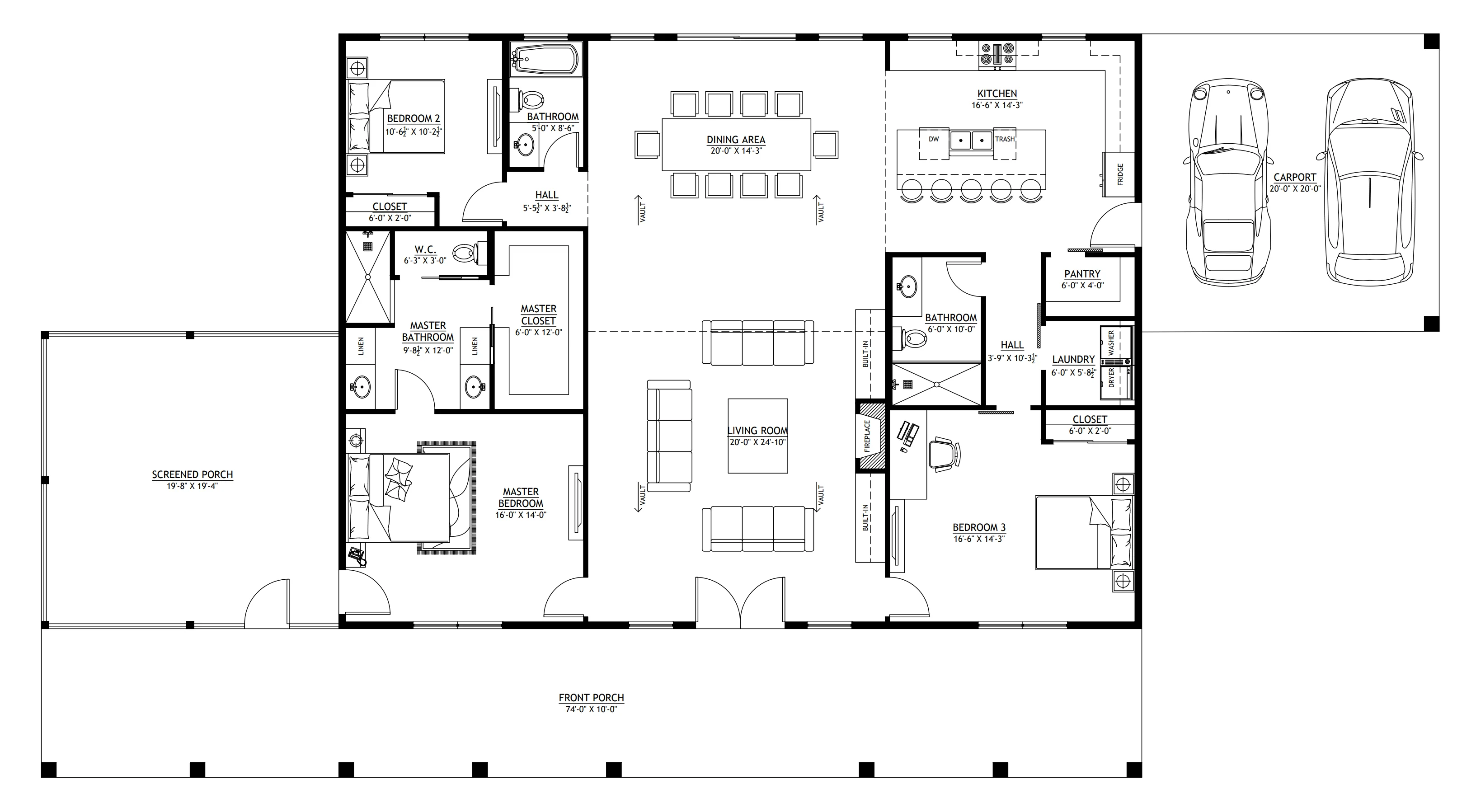 BCO-40001-C Candace Barndominium House Plan - Image 9