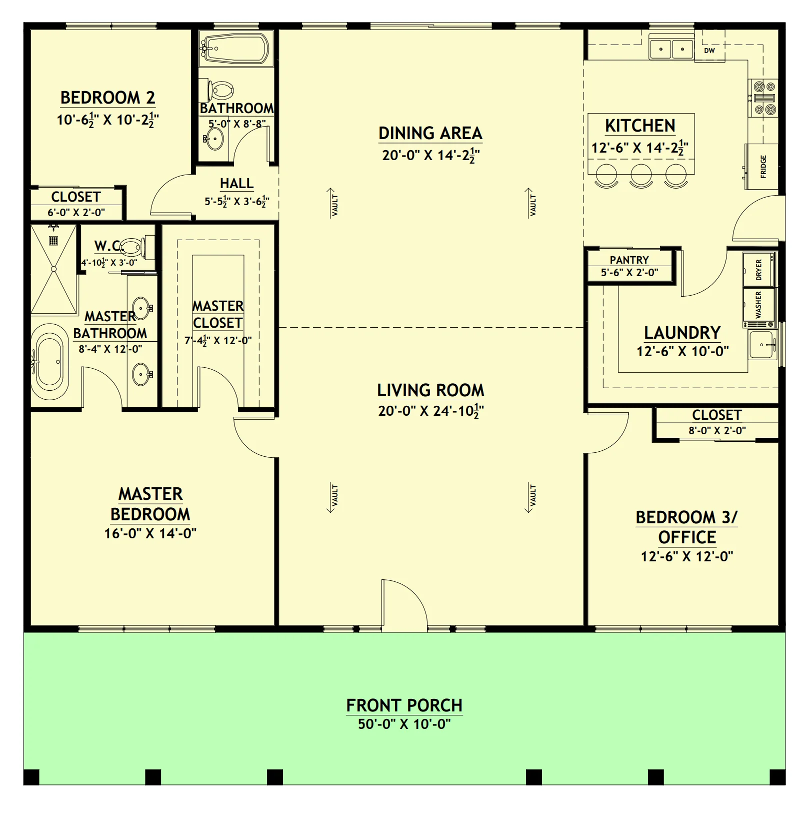 BCO-40001 Daxton Barndominium House Plan - Image 17