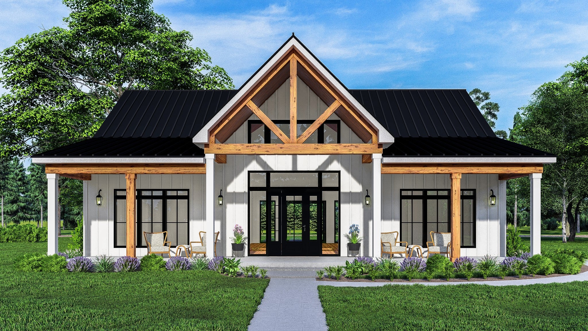 BCO-40001 Daxton Barndominium House Plan - Image 3