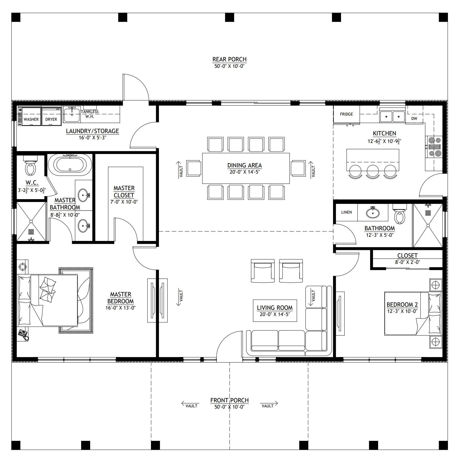 BCO-40001-R Eden Barndominium House Plan - Image 19