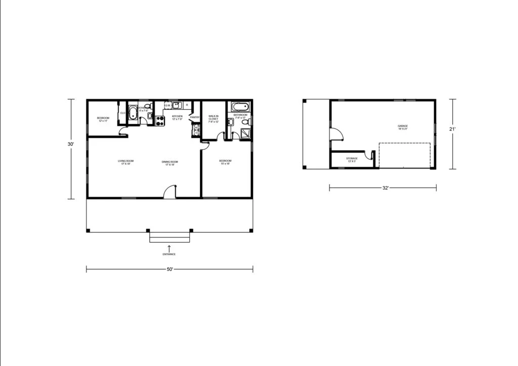BCO-40004 Barndominium House Plan - Image 2