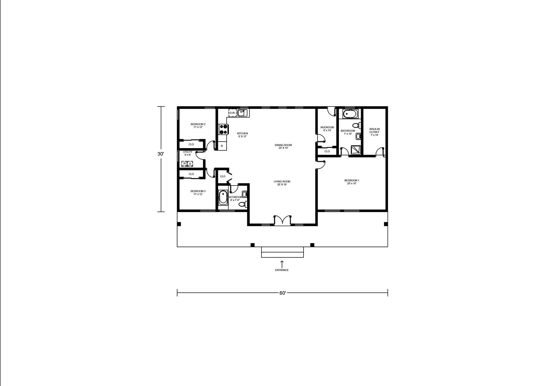 BCO-40005 Barndominium House Plan - Image 2