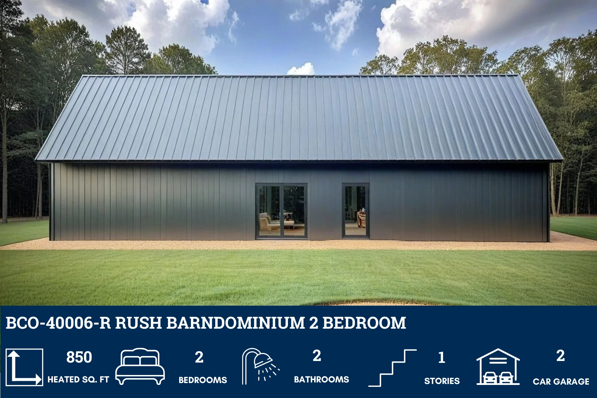 BCO-40006-R Rush Barndominium House Plan - Image 4