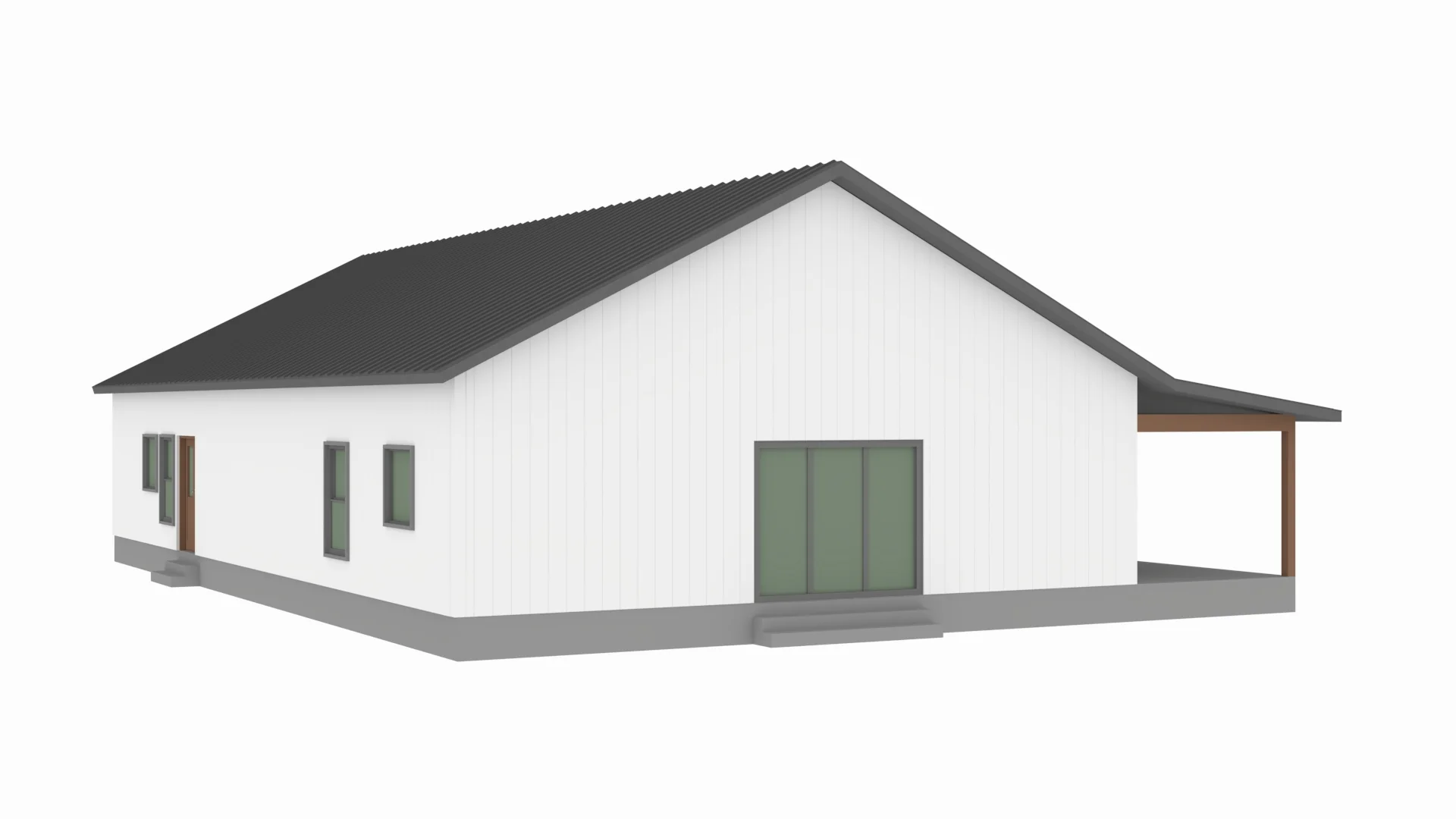 BCO-40007 Sandra Barndominium House Plan - Image 14