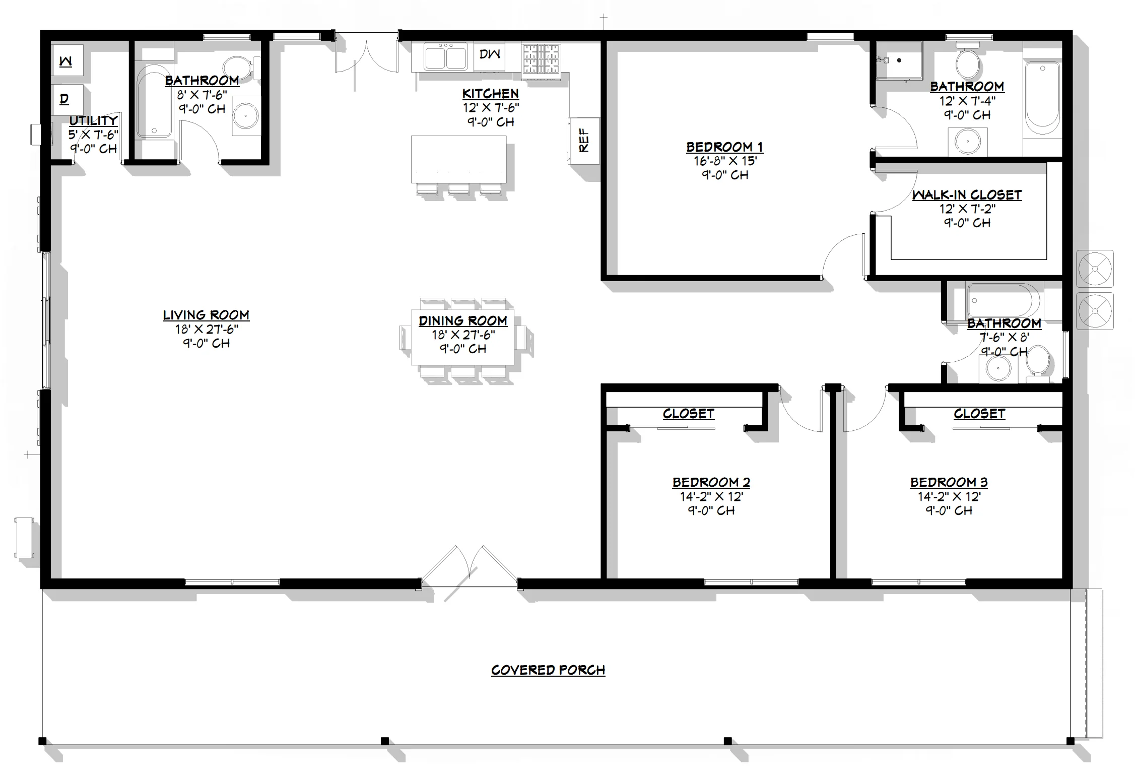 BCO-40007 Sandra Barndominium House Plan - Image 16