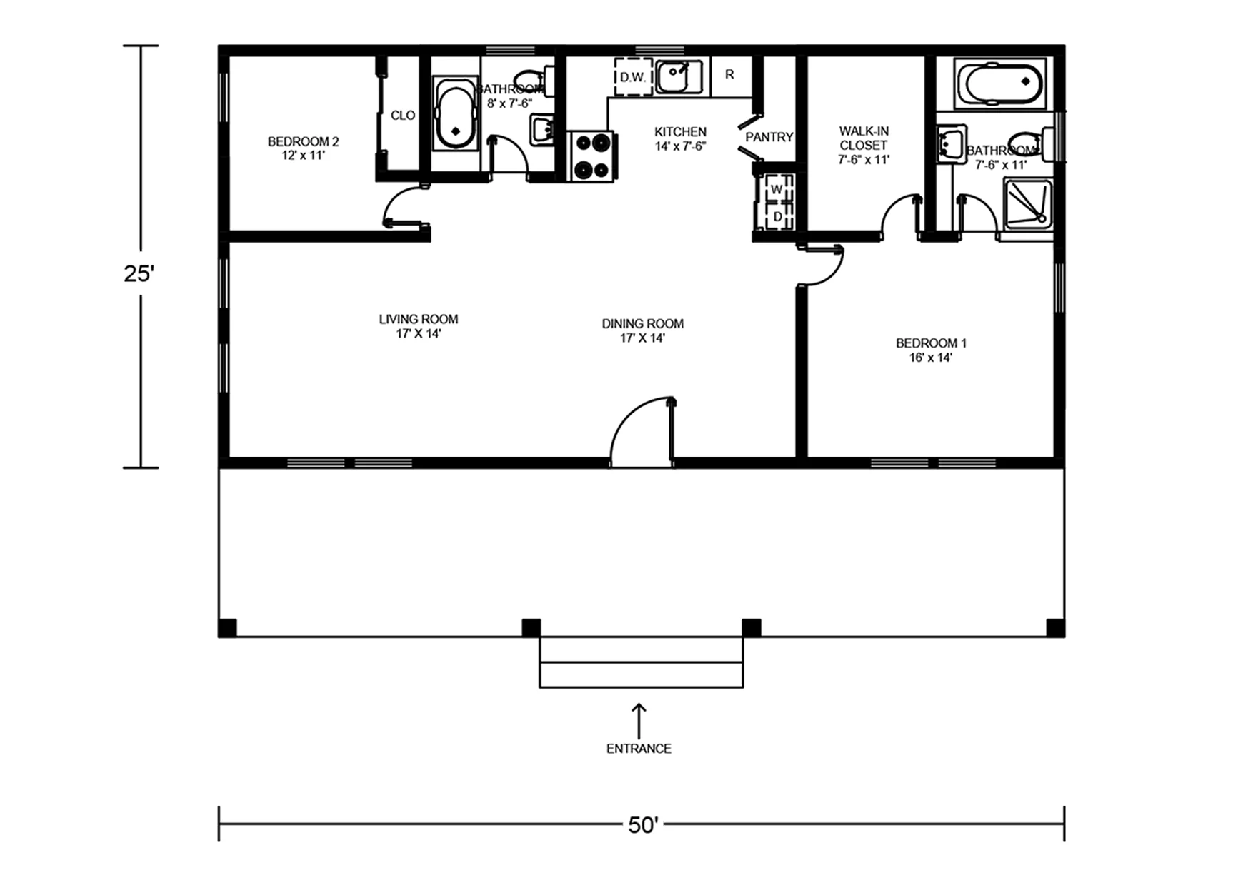 BCO-40010 Barndominium House Plan - Image 2