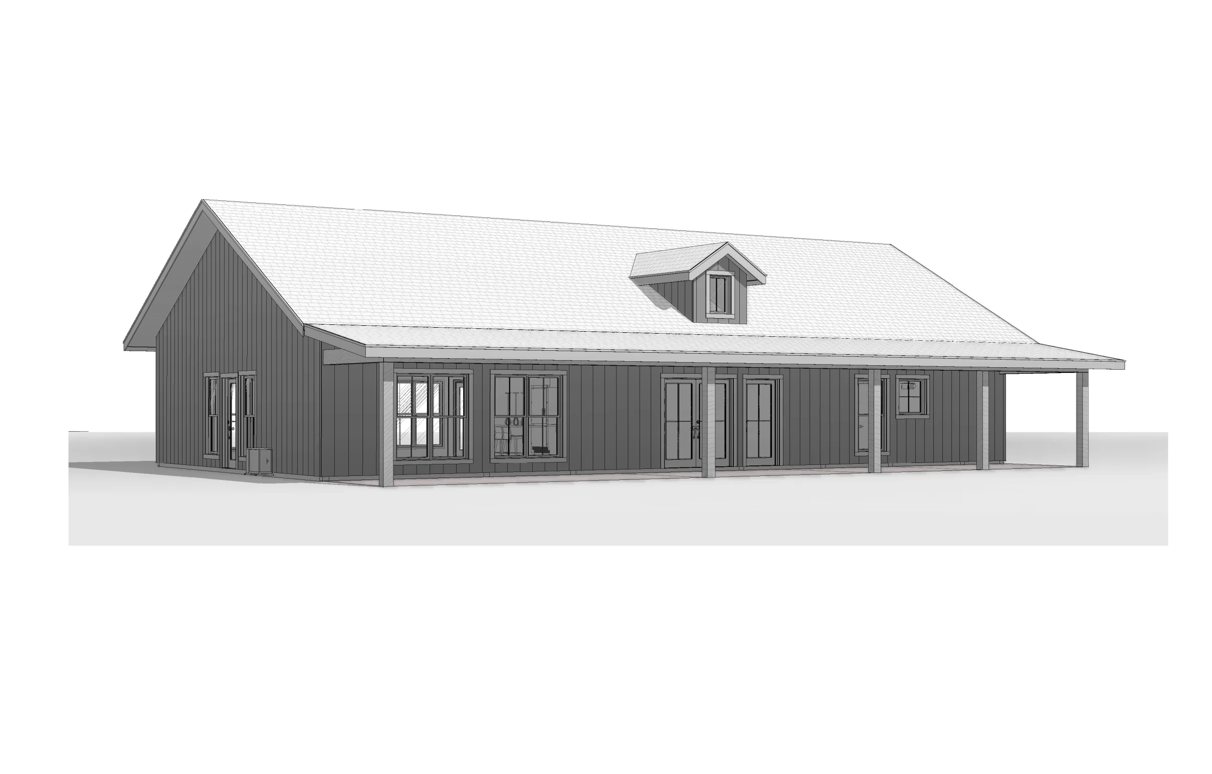 BCO-40012 Carie Barndominium House Plan - Image 11