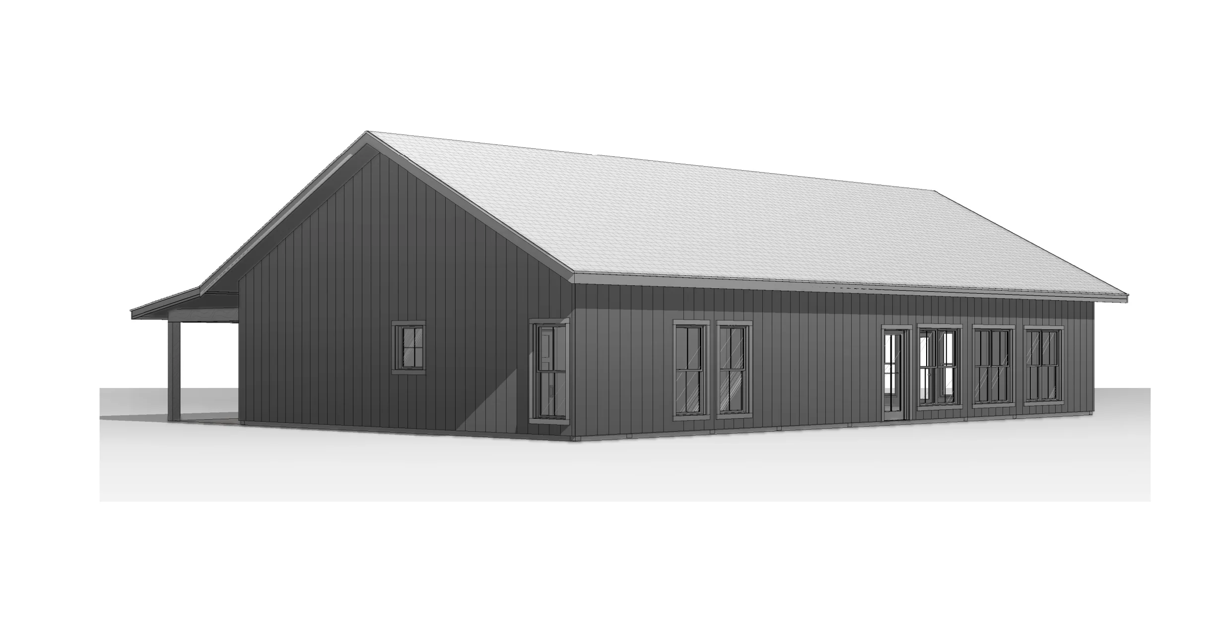 BCO-40012 Carie Barndominium House Plan - Image 14