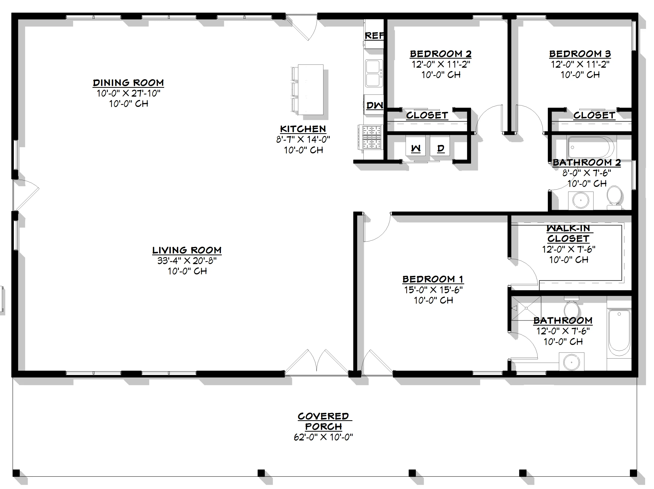 BCO-40012 Carie Barndominium House Plan - Image 15