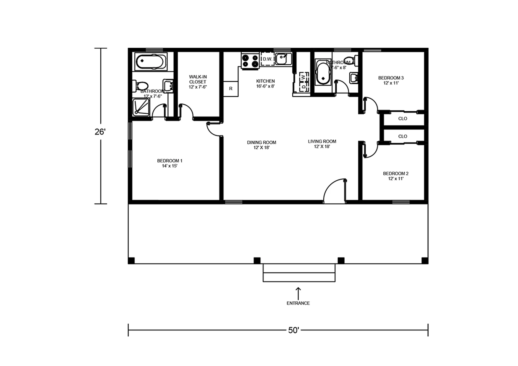 BCO-40015 Barndominium House Plan - Image 6