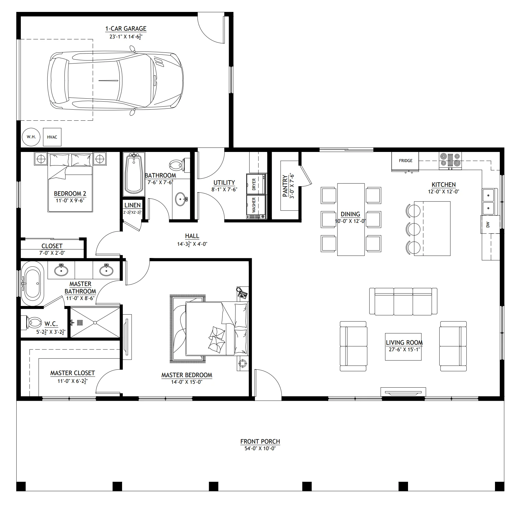 BCO-40025 Bluebonnet Barndominium House Plan - Image 18