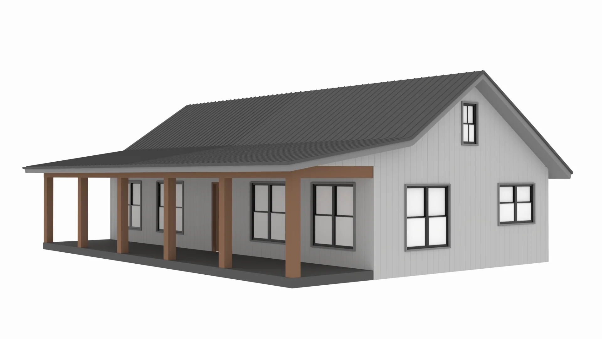 BCO-40025 Bluebonnet Barndominium House Plan - Image 7