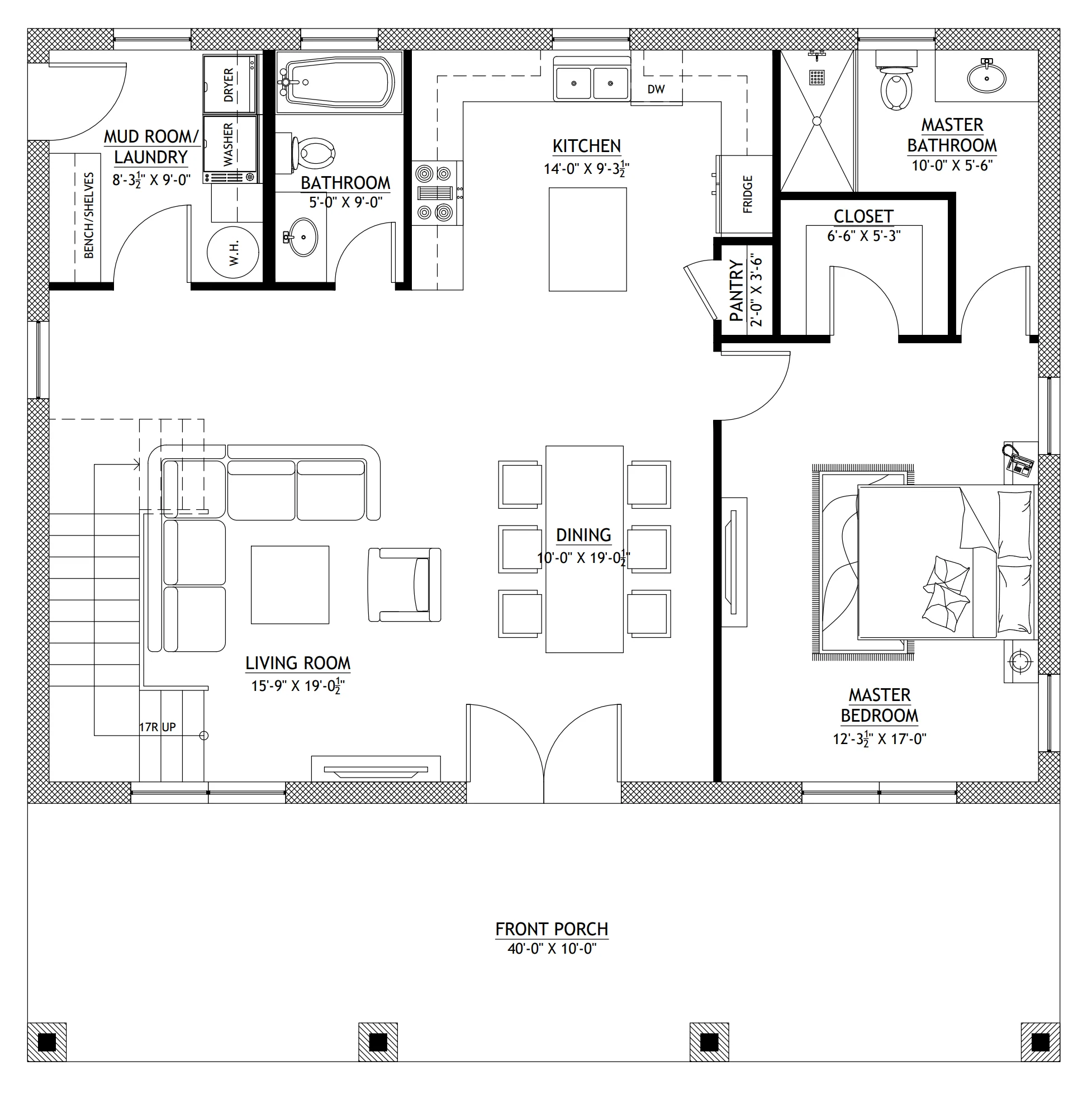BCO-40034-B Brandon Barndominium House Plan - Image 14