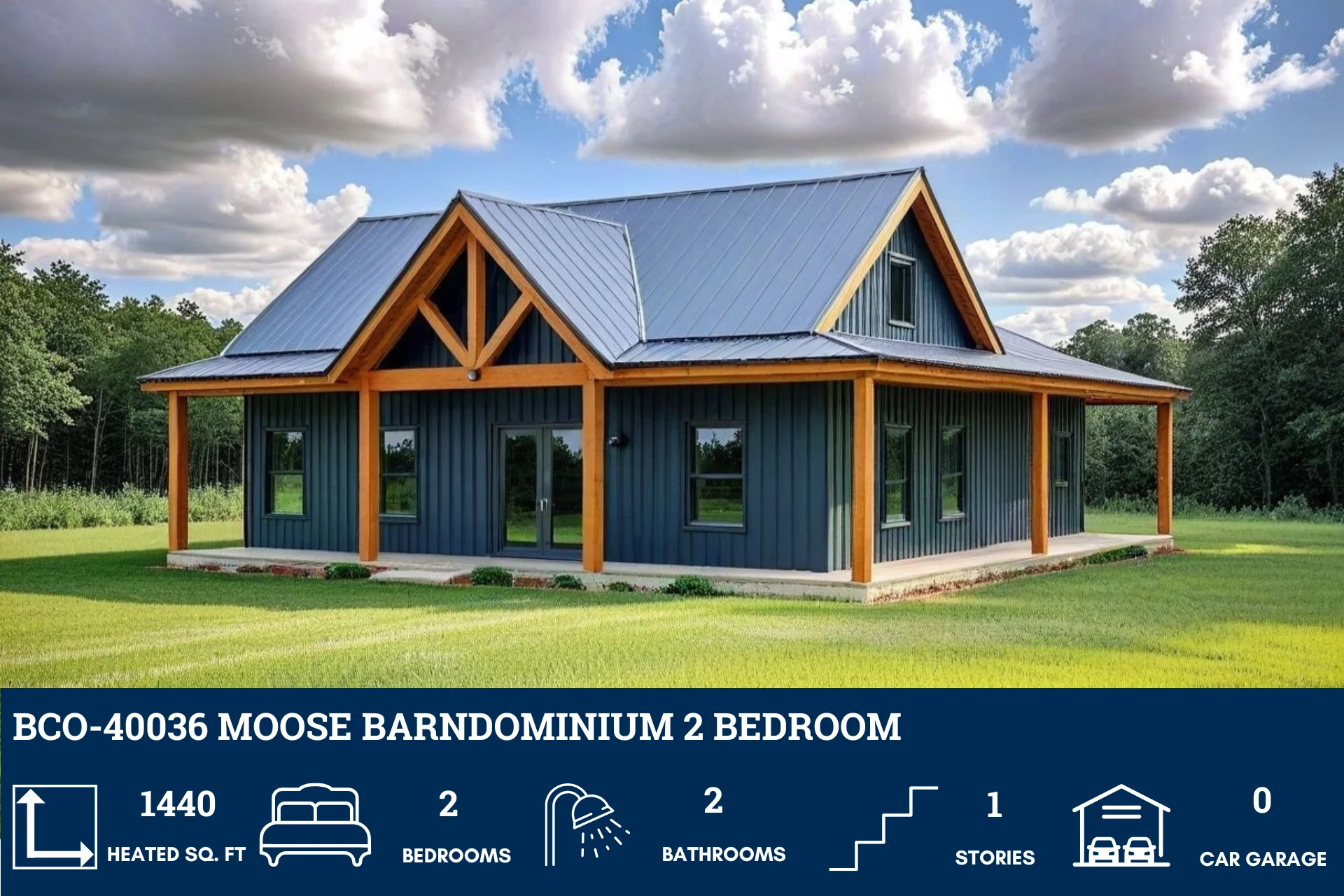 BCO-40036 Moose Barndominium House Plan - Image 2
