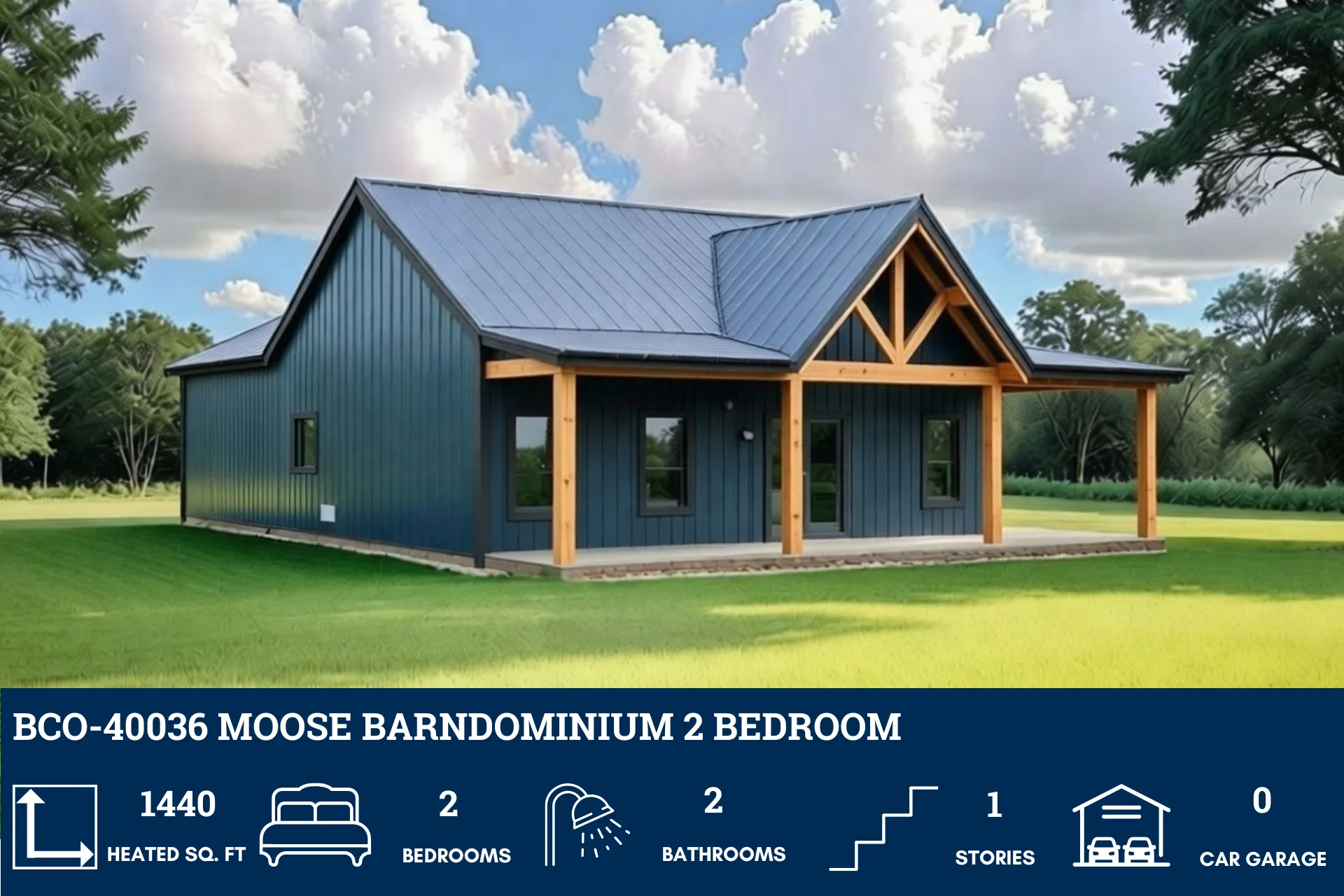 BCO-40036 Moose Barndominium House Plan - Image 3