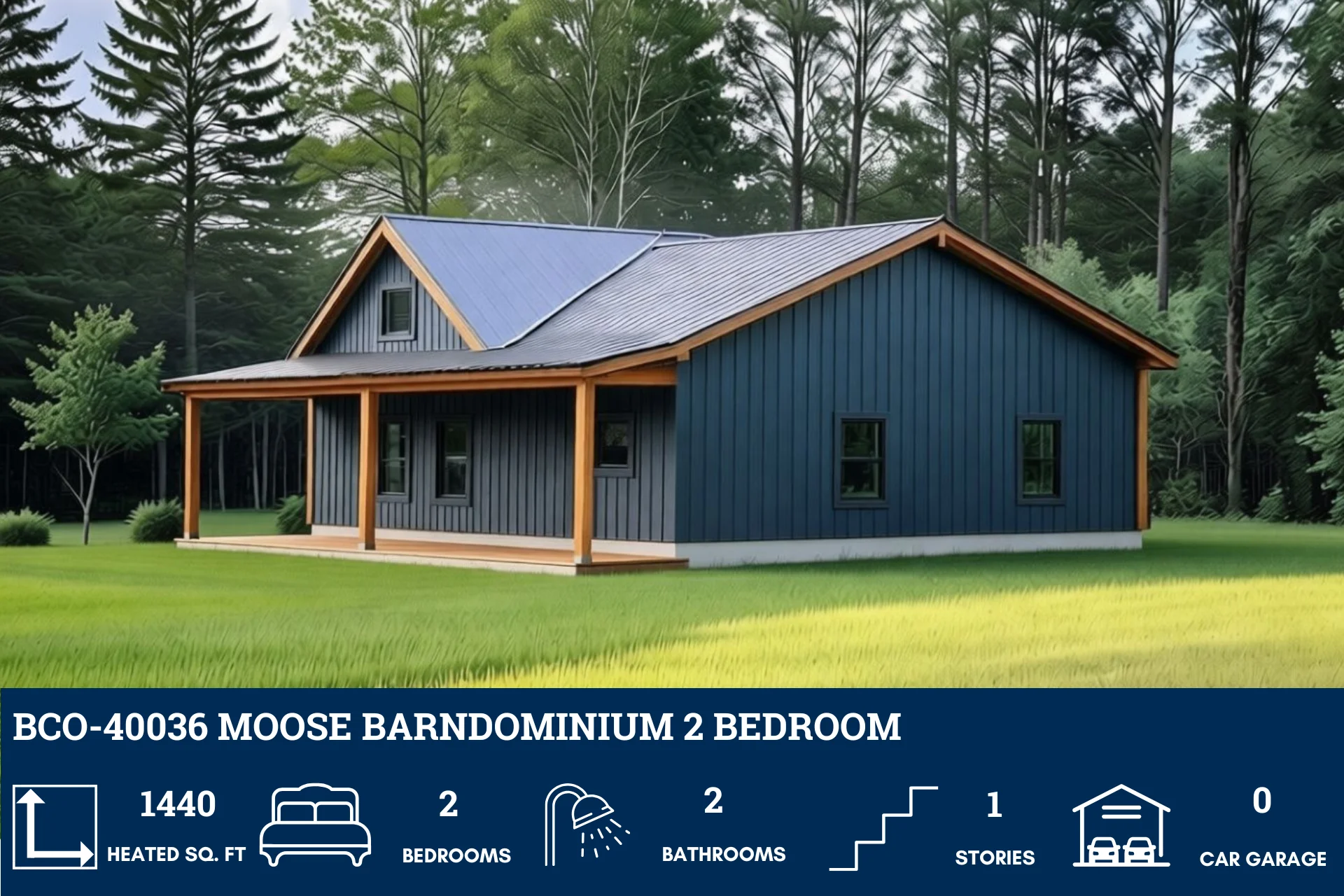 BCO-40036 Moose Barndominium House Plan - Image 4