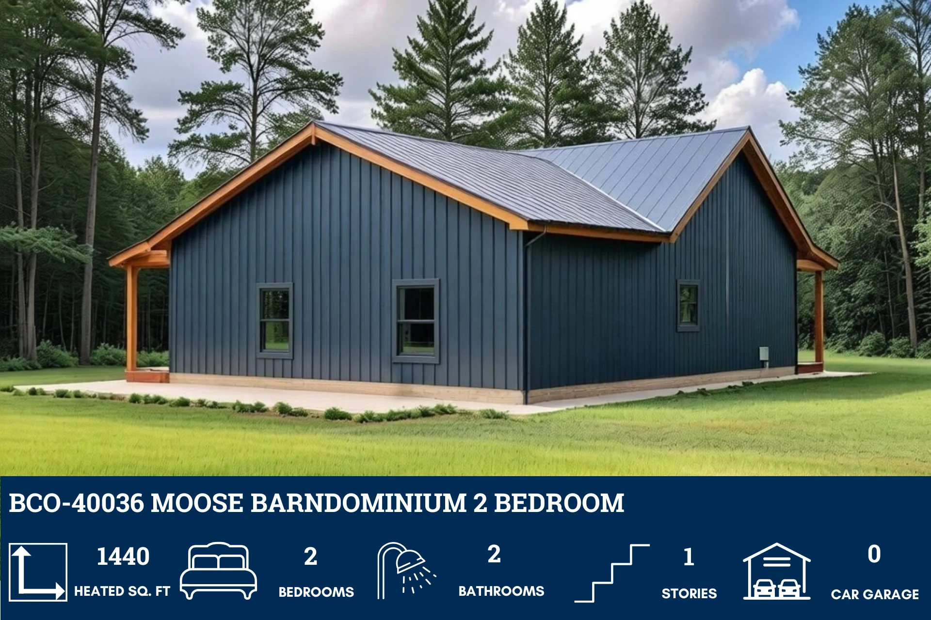 BCO-40036 Moose Barndominium House Plan - Image 5