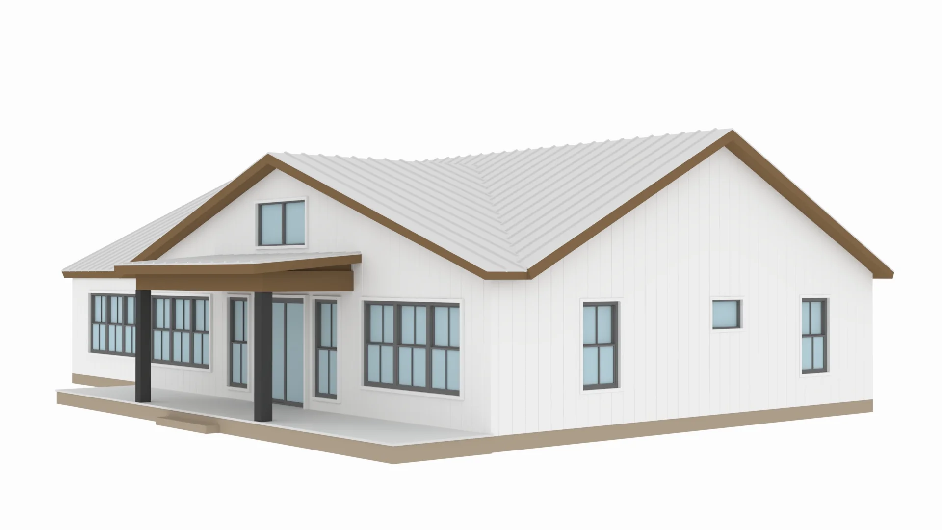 BCO-40042 Detlin Barndominium House Plan - Image 10