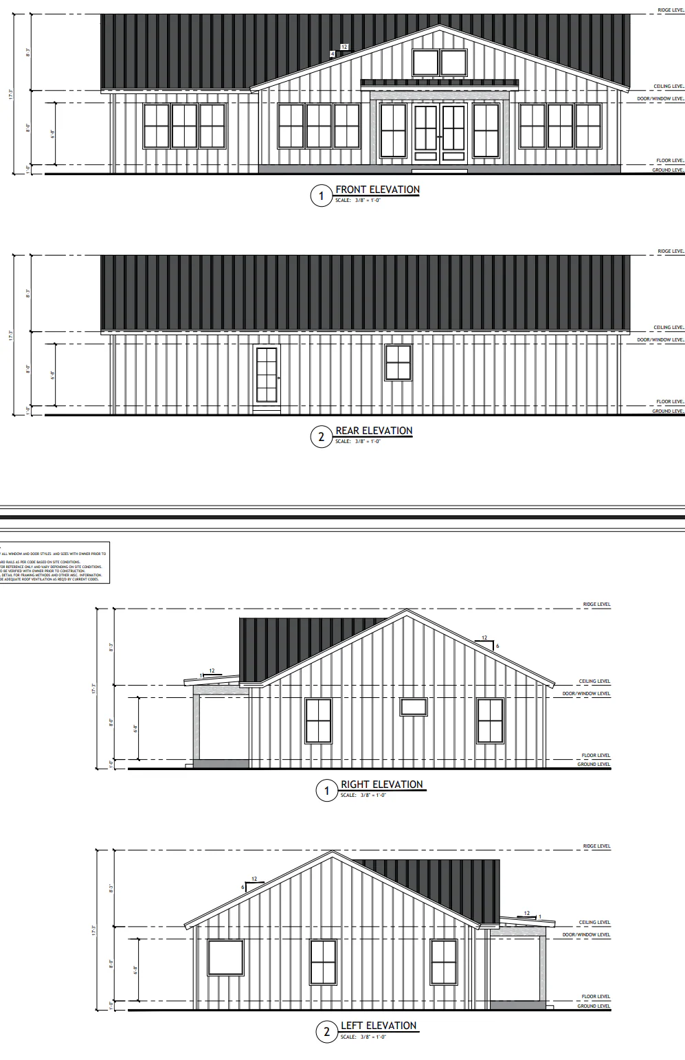 BCO-40042 Detlin Barndominium House Plan - Image 14