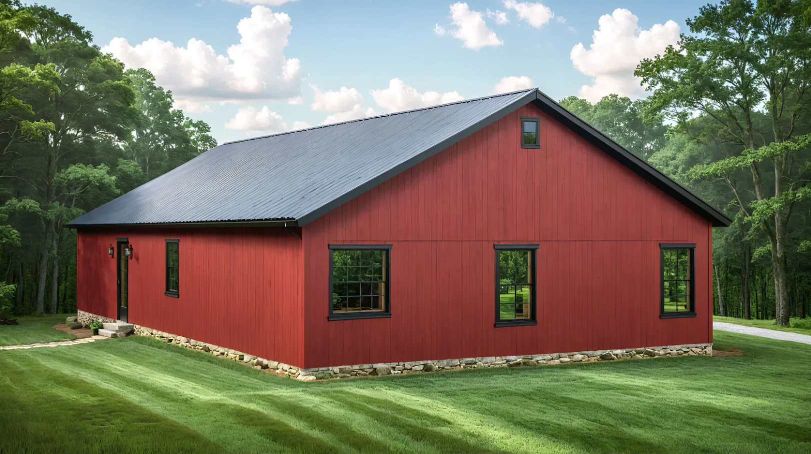 BCO-40042 Detlin Barndominium House Plan - Image 8