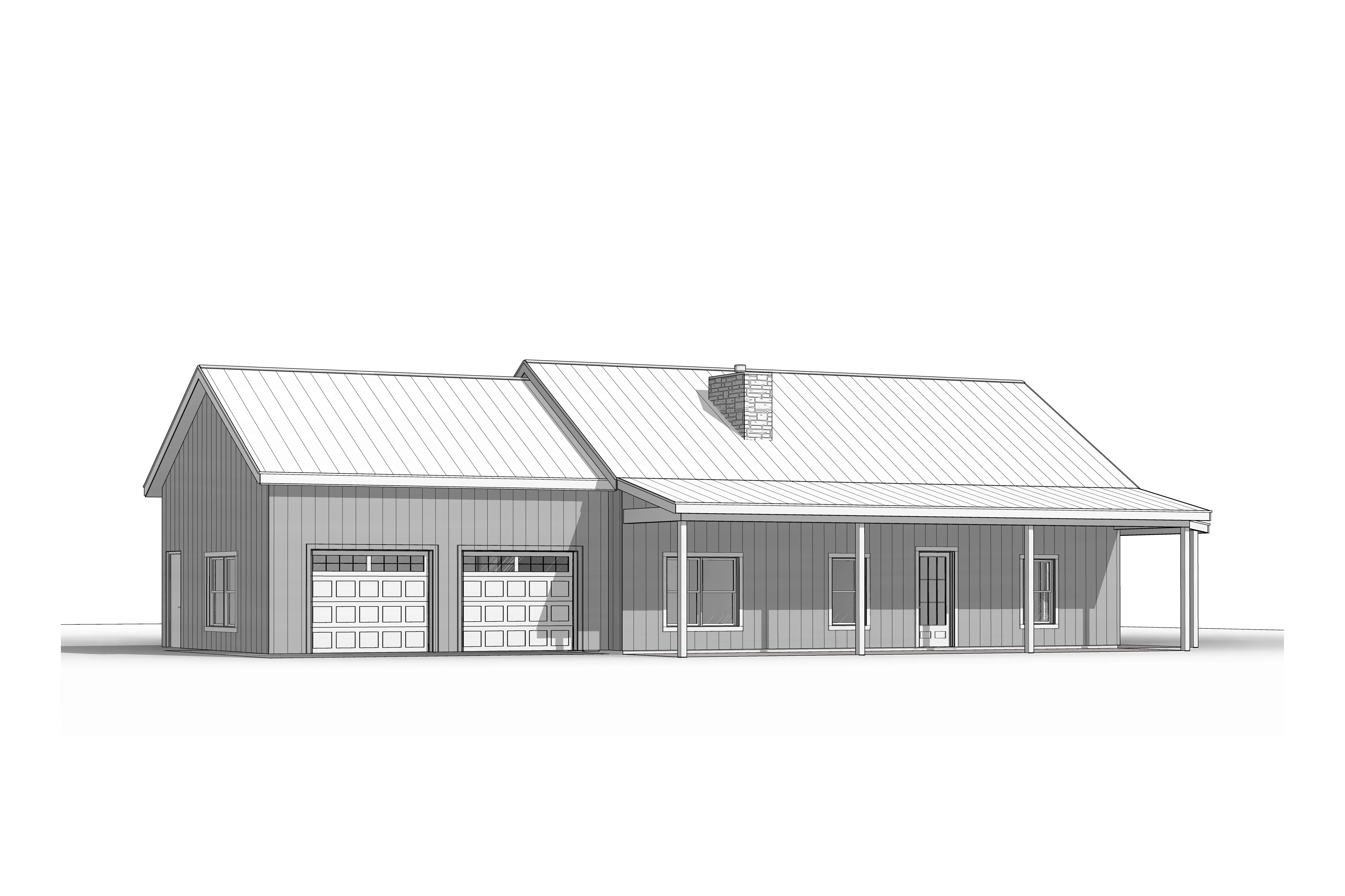 BCO-40044-2 Rustwood Barndominium House Plan - Image 14