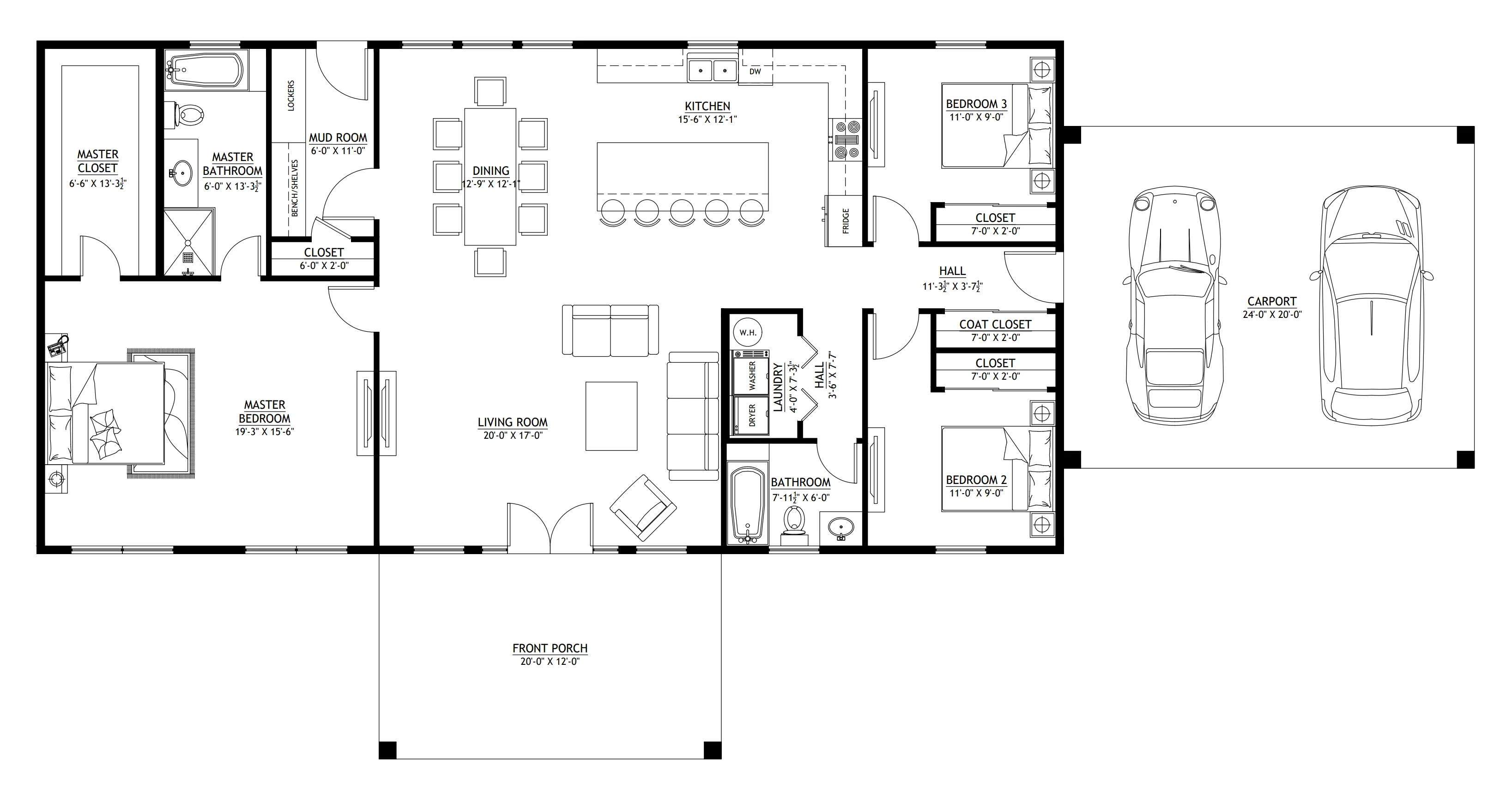 BCO-40046 Ray Barndominium House Plan - Image 25