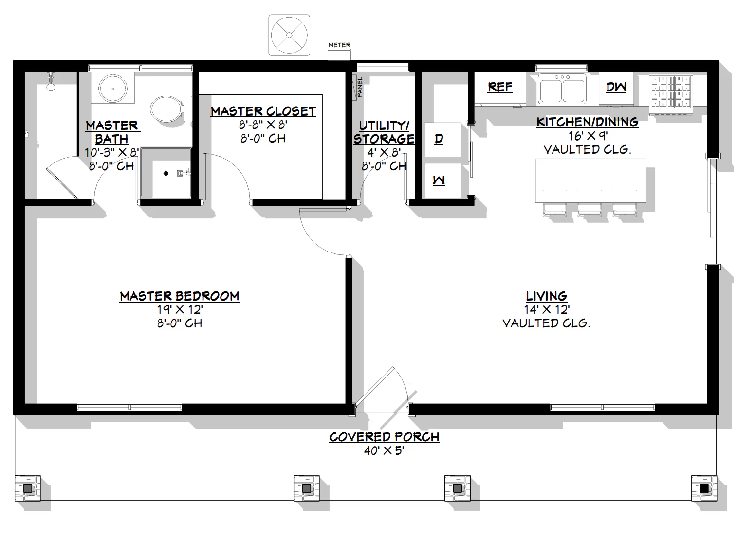 BCO-40050 Kirk Barndominium House Plan - Image 14