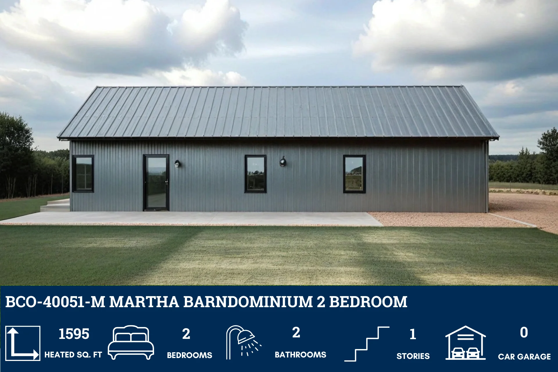 BCO-40051-M Martha Barndominium House Plan - Image 4